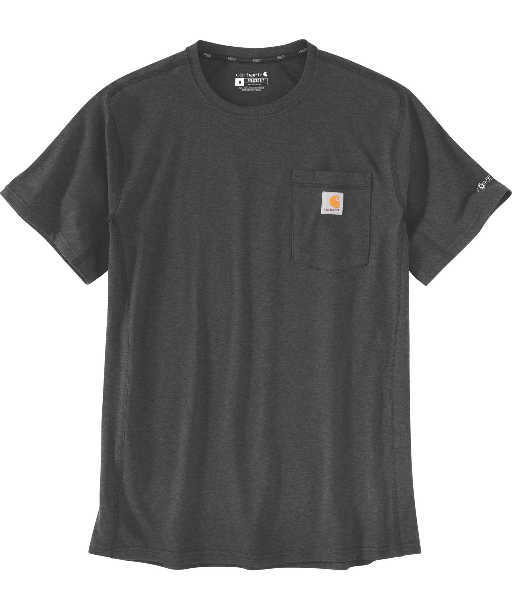 Carhartt Force T-shirt, Carbon Heather, Carbon Heather, swatch