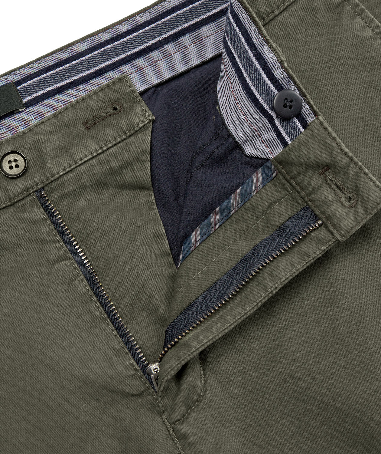 Sunwill Extreme Flexibility Slim fit bukse, Khaki, large image number 4