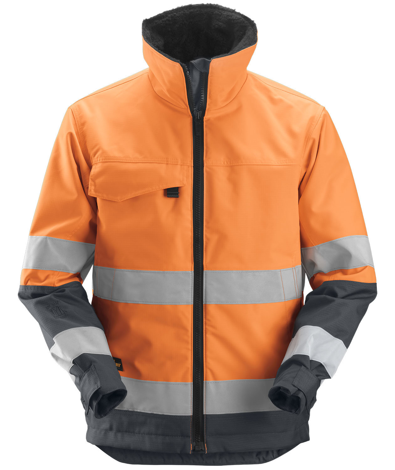 Snickers Core vinterjakke 1138, Hi-Vis Oransje/Steel Grey, Hi-Vis Oransje/Steel Grey, swatch