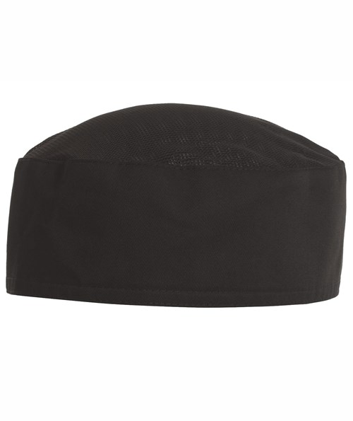 Kentaur Kalot mit Klettverschluss und Netz, Schwarz