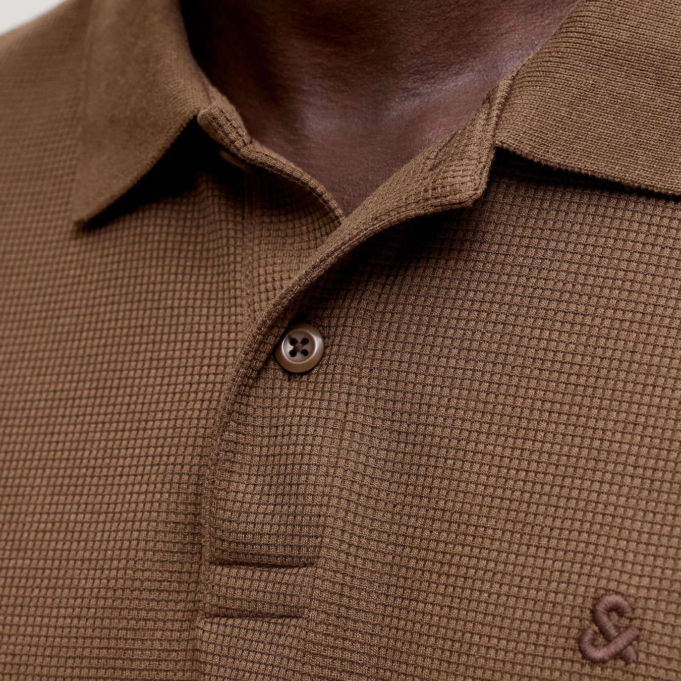 Jack & Jones JJEAUSTIN Polo shirt, Cocoa, large image number 4