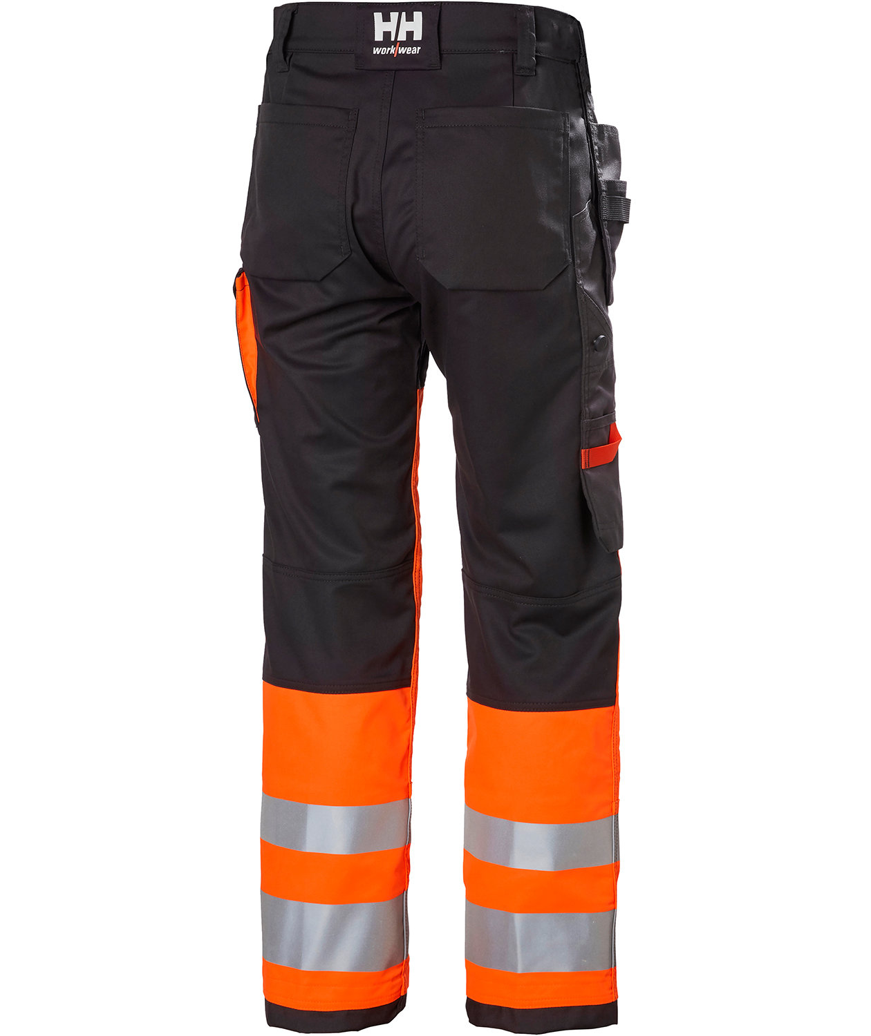 Helly Hansen Alna 2.0 h&aring;ndverksbukse, Hi-vis Orange/charcoal, large image number 2