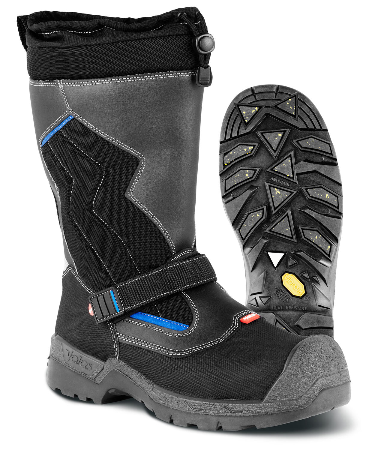 Jalas 1388 Heavy Duty vinter skyddsst&ouml;vlar S3, Svart