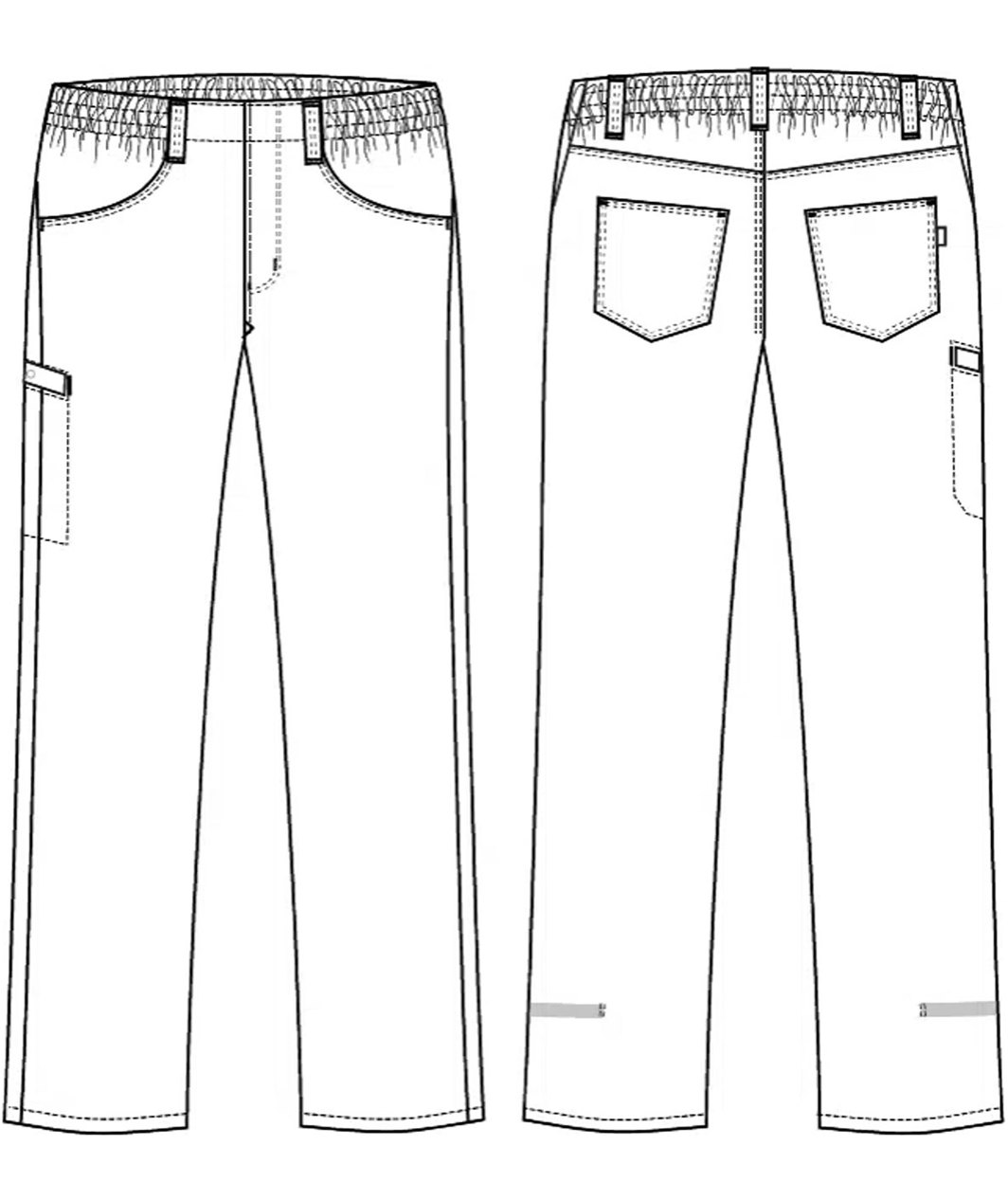 Kentaur unisex pull-on trousers leg length 92 cm, Dark Marine Blue, large image number 2