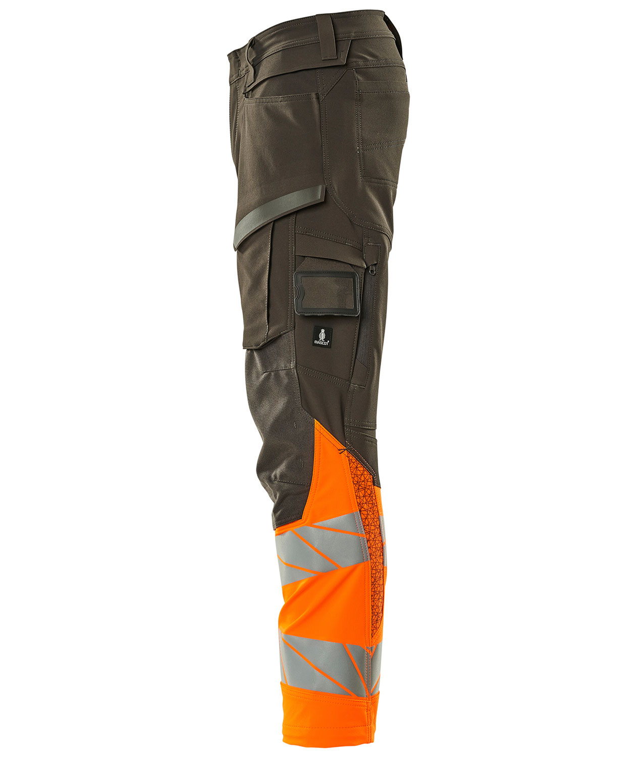 Mascot Accelerate Safe arbetsbyxa full stretch, M&ouml;rk antracit/Hi-vis orange, large image number 2