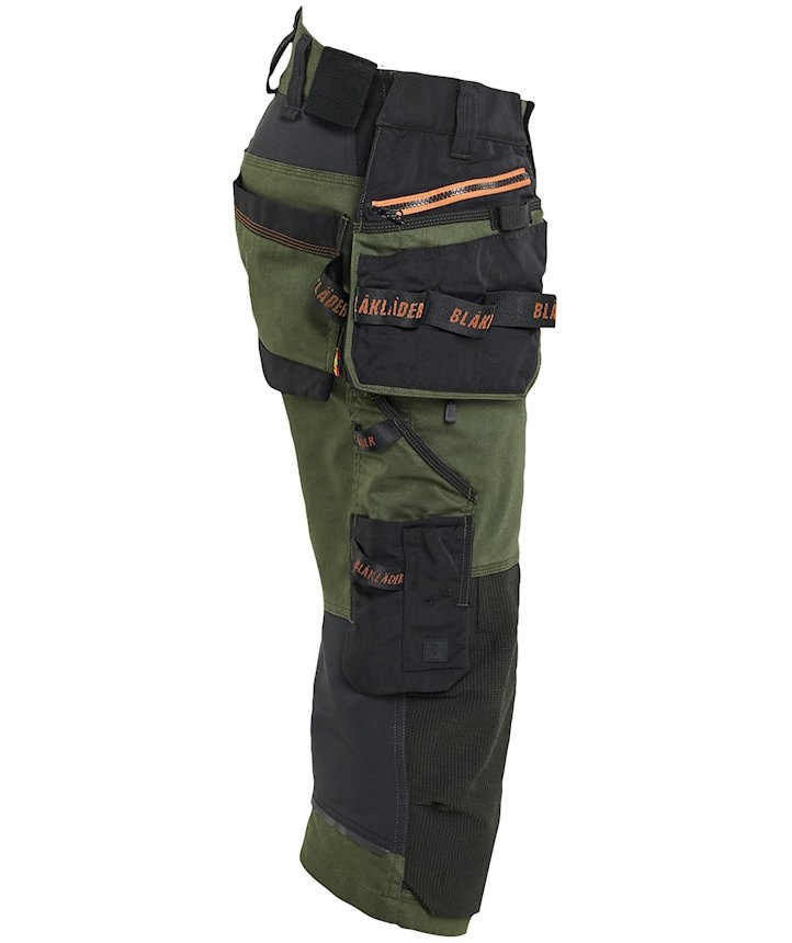 Bl&aring;kl&auml;der Striker craftsman knickers, Forest green/Rust, large image number 2