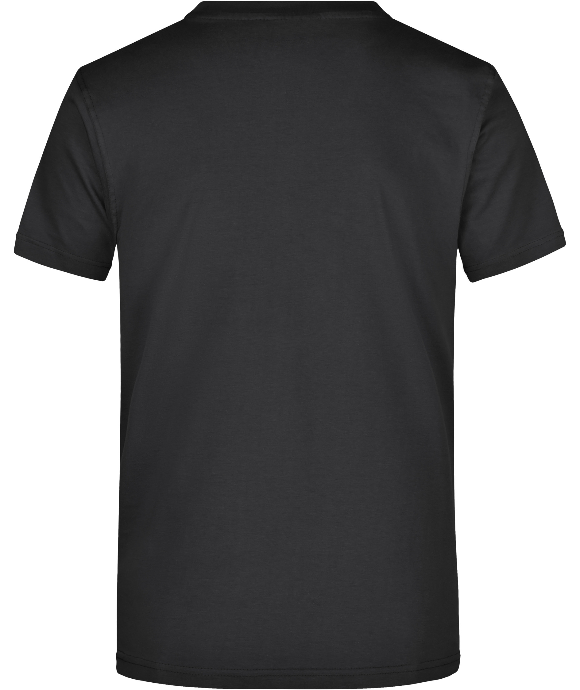 James & Nicholson T-Shirt Round-T Heavy, Schwarz