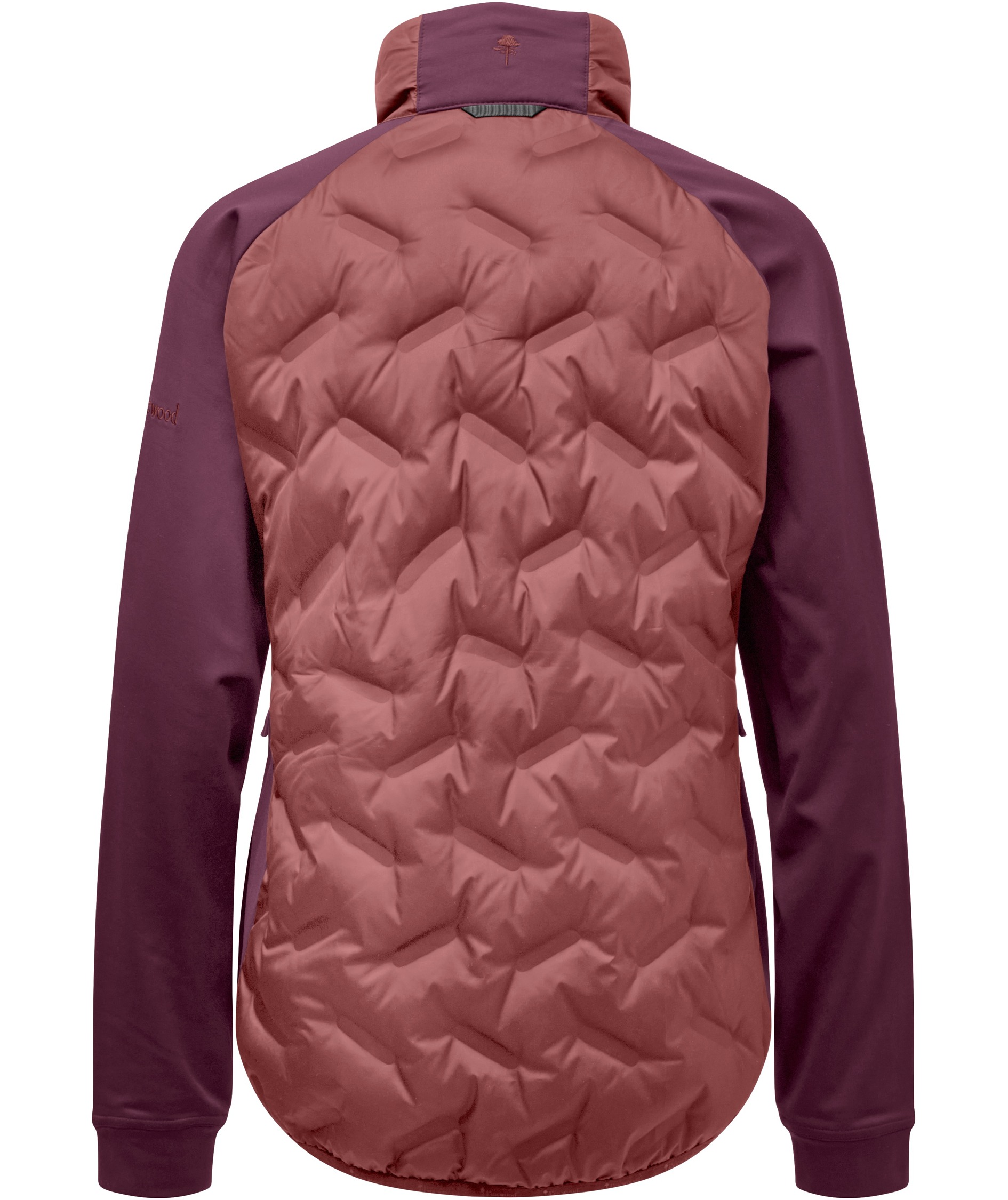 Pinewood&nbsp;Abisko Insulation dame hybridjakke, Brick Pink/Burgundy, large image number 2