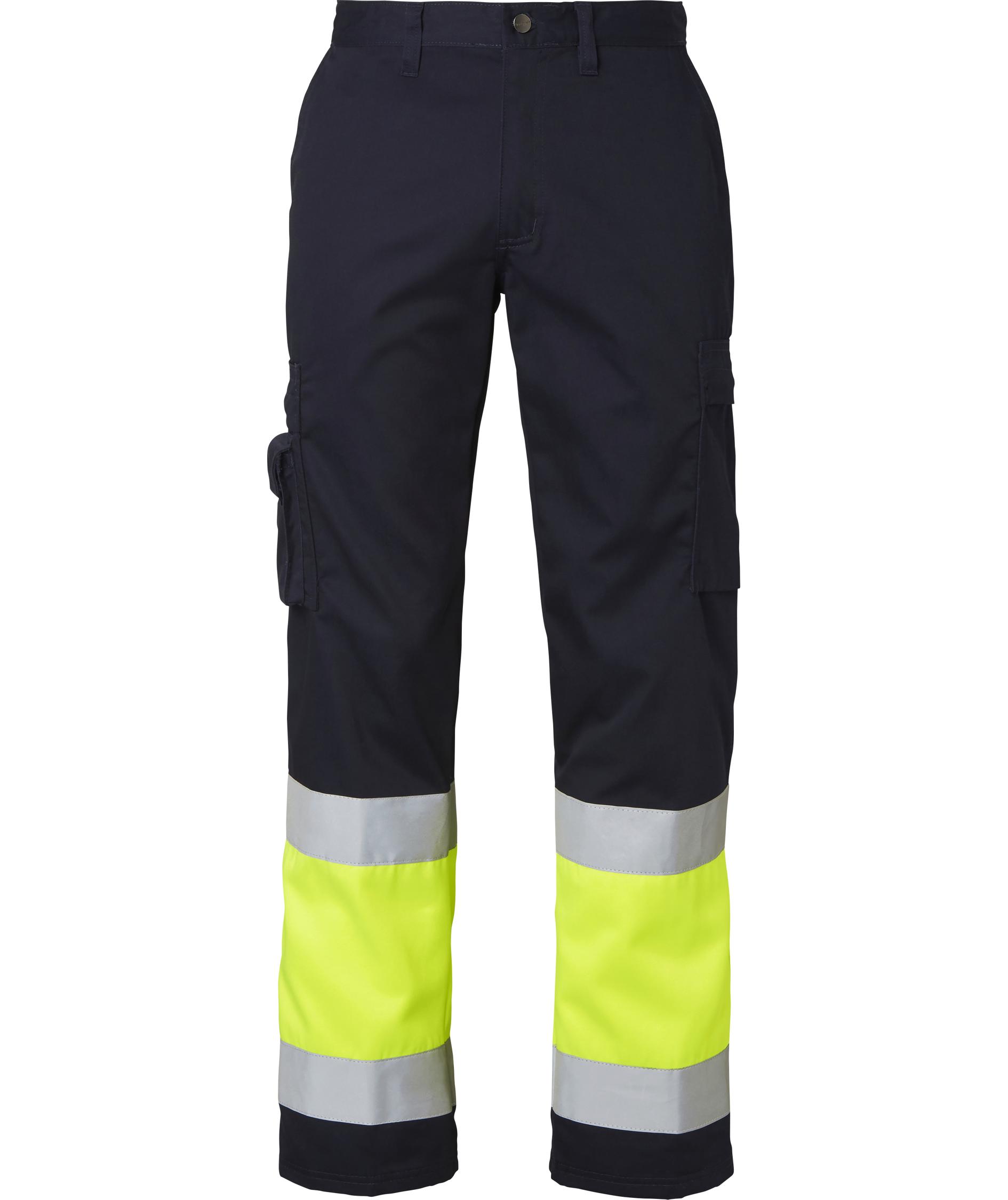 Top Swede servicebyxa 2070, Navy/Hi-Vis gul