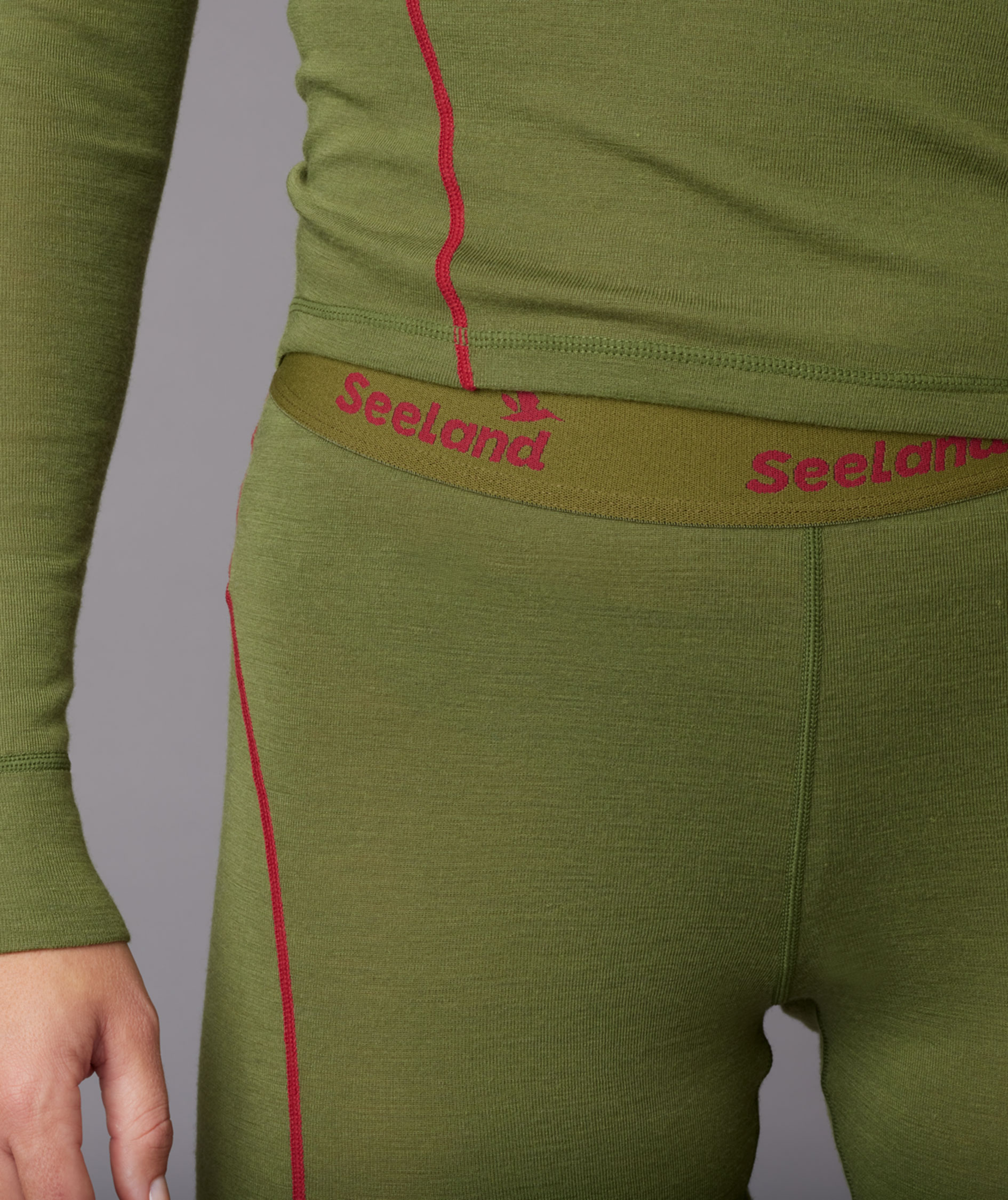 Seeland Hawker women's baselayer set, Capulet Olive, large image number 5
