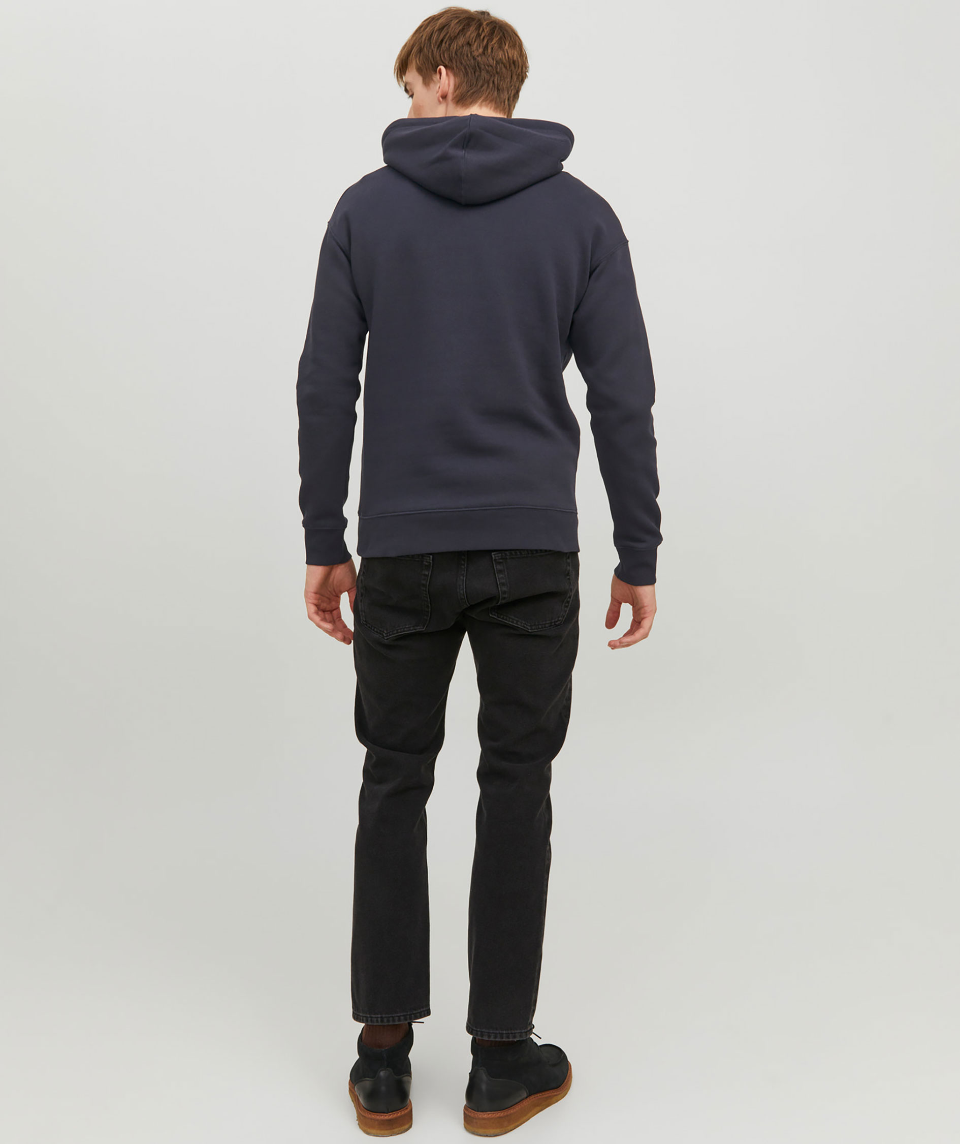 Jack & Jones JJESTAR Hoodie, Dark navy, large image number 2