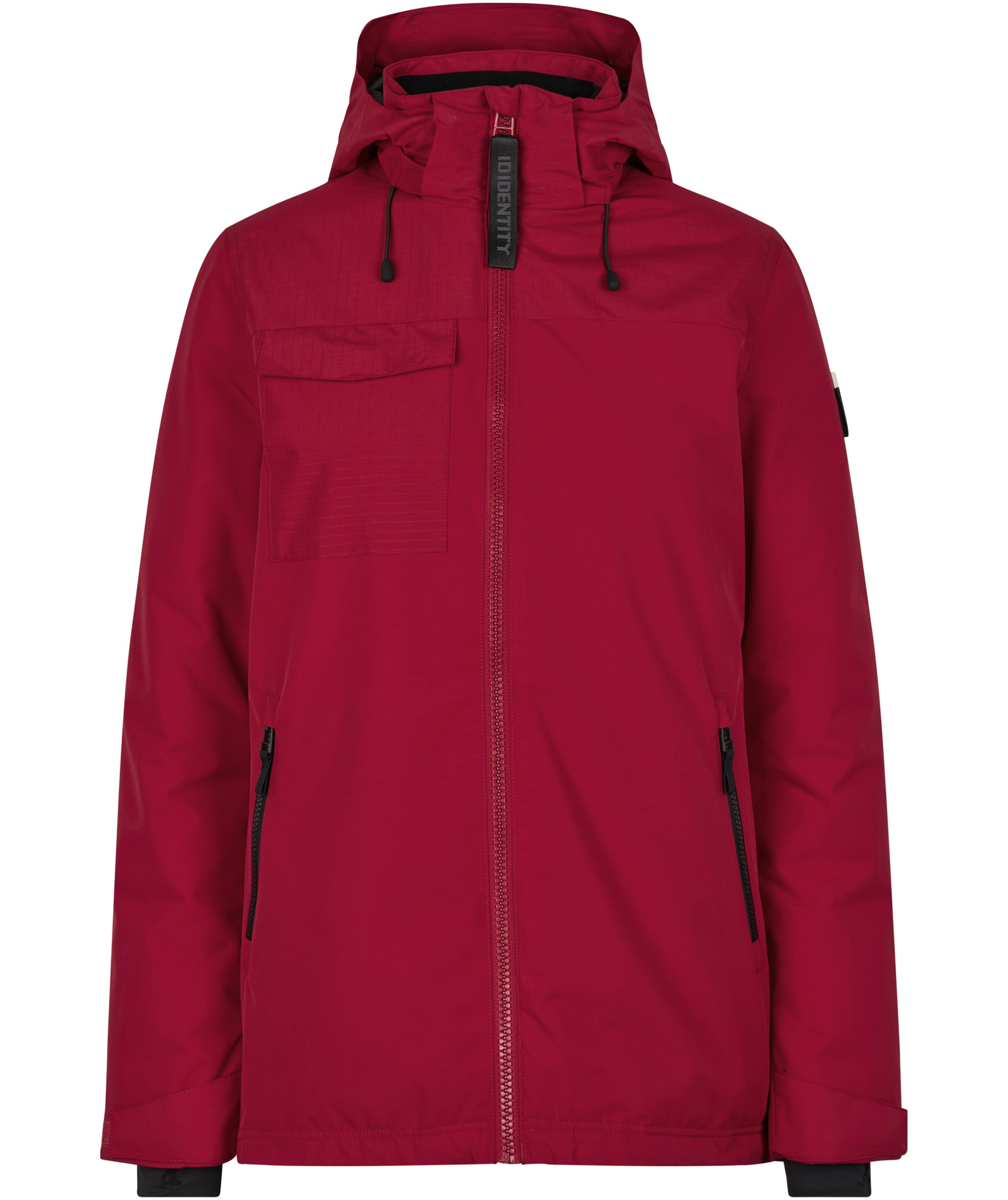 ID Damen Winterjacke, Rot, Rot, swatch