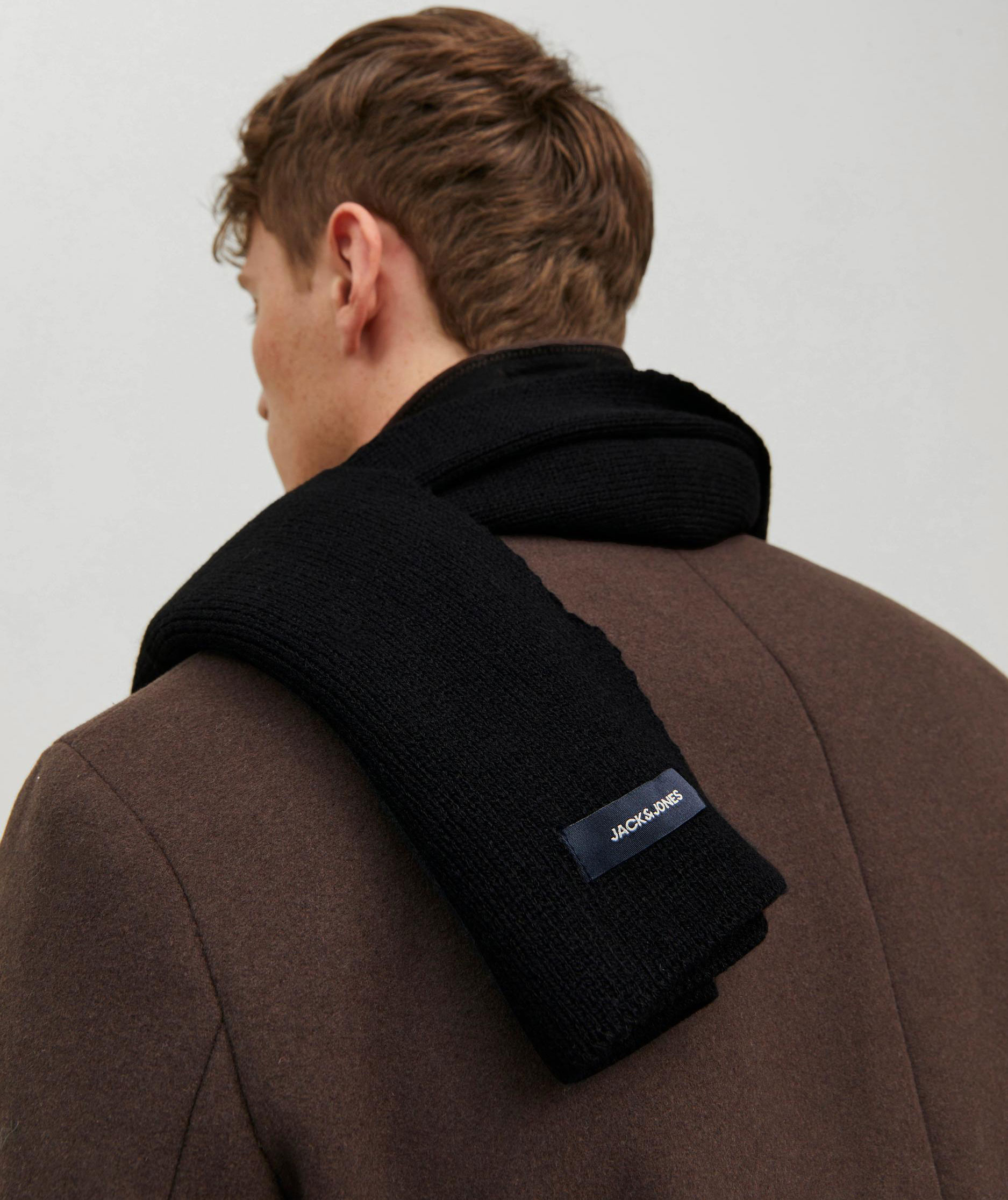 Jack & Jones JACDNA scarf, Black, Black, large image number 4