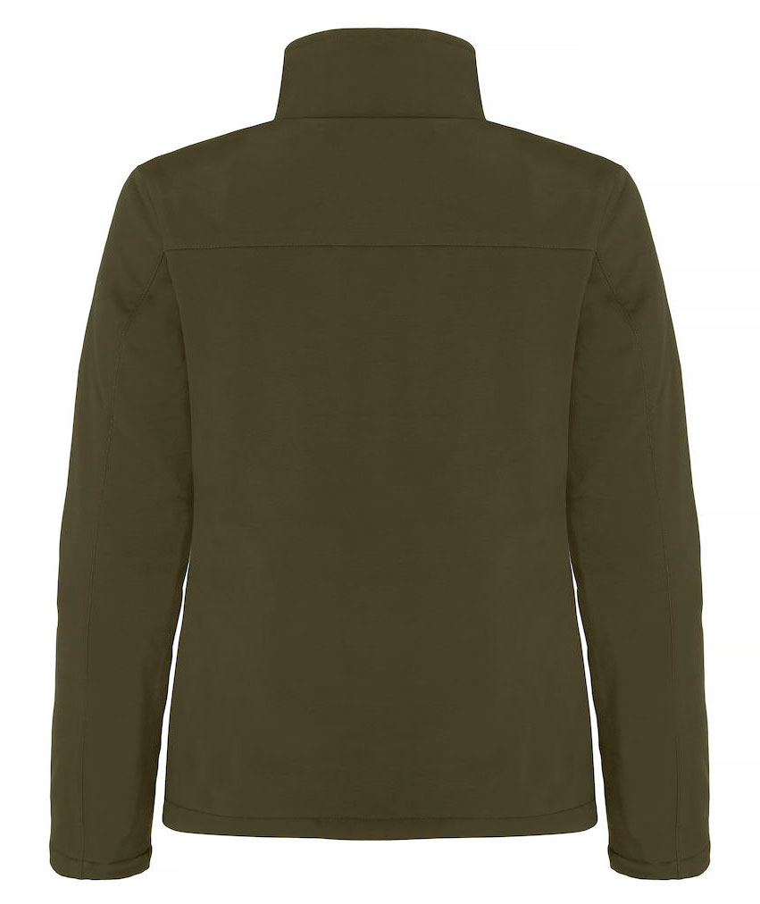 Clique lined women's softshell jacket, Fog Green, large image number 2