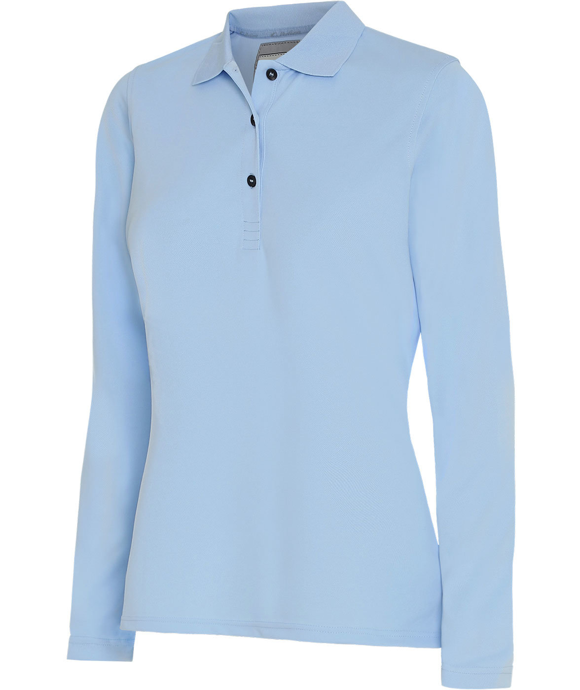 Pitch Stone l&aring;ng&auml;rmad polotr&ouml;ja dam, Light blue