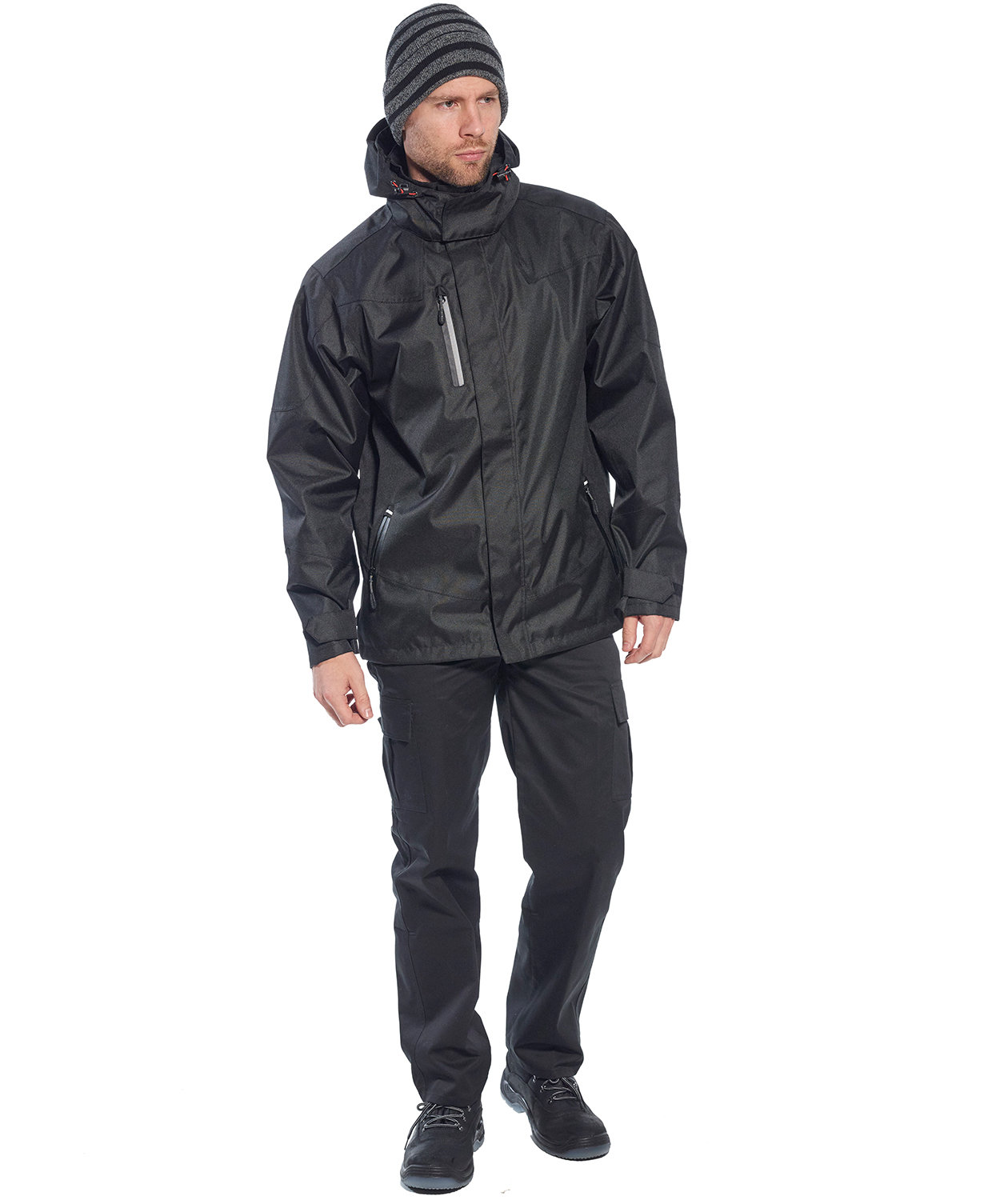 Portwest Outcoach jakke, Sort