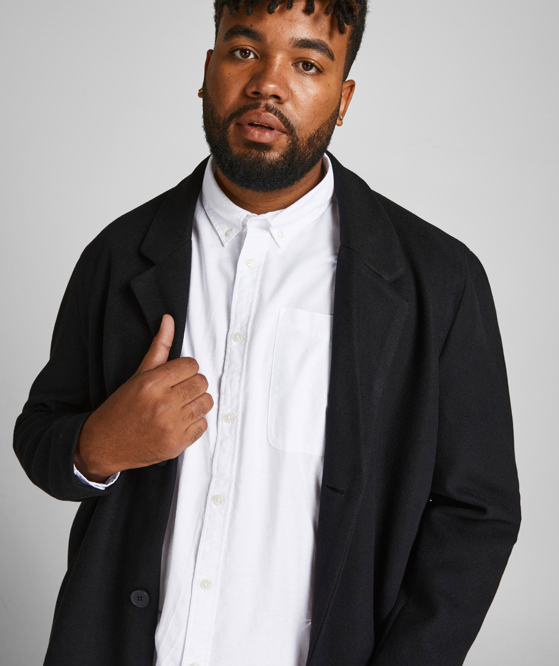 Jack & Jones JJEOXFORD Plus Size Regular Fit Hemd, Wei&szlig;, large image number 5