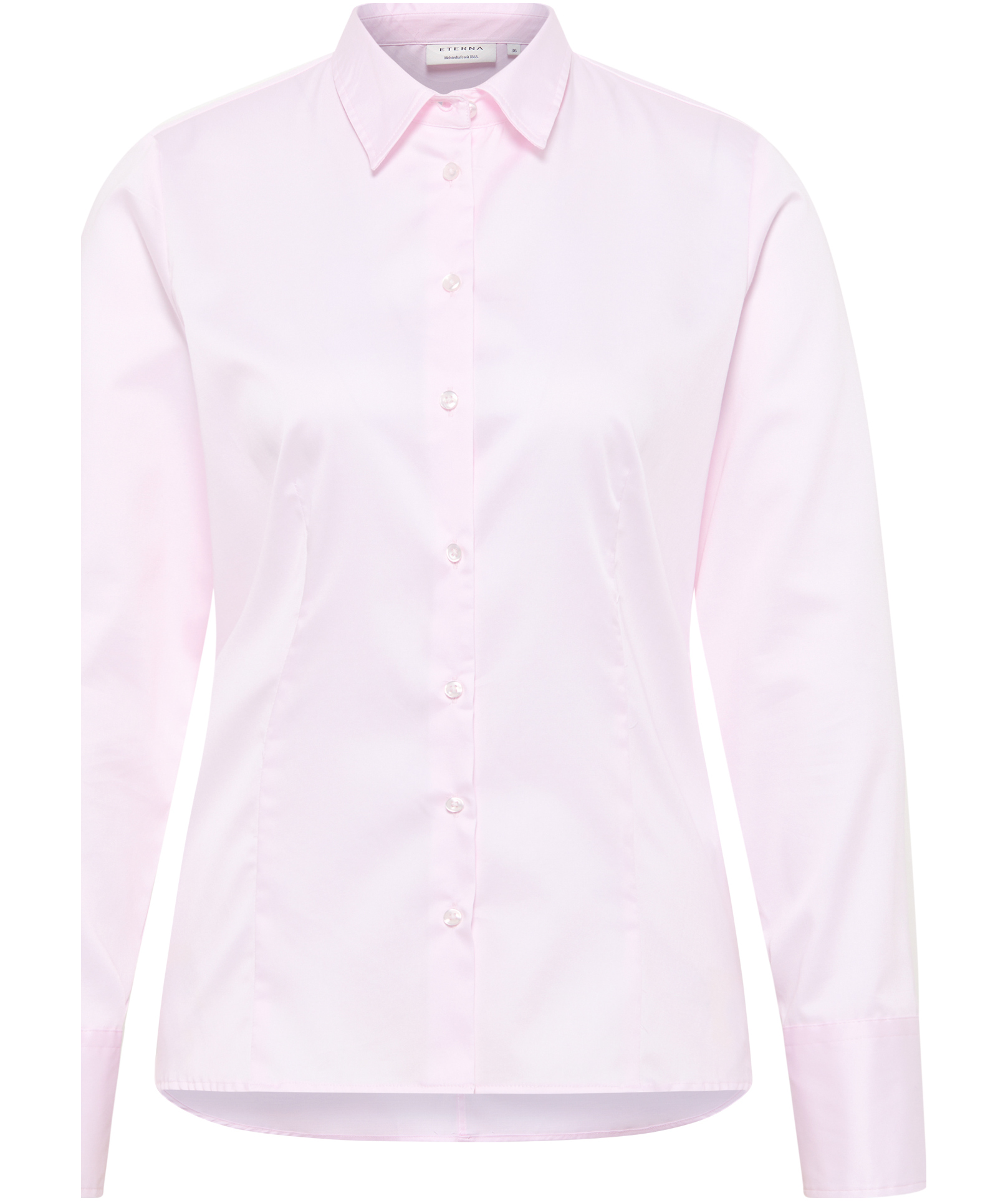 Eterna Satin Stretch dameskjorte - Modern Fit, Rose