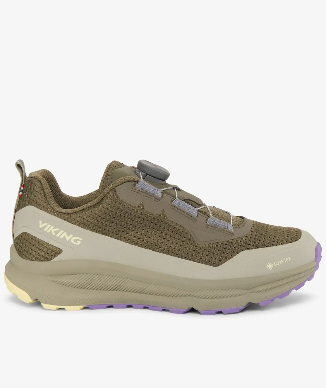 Viking Motion Low BOA W women's sneakers, Olive/Lilac