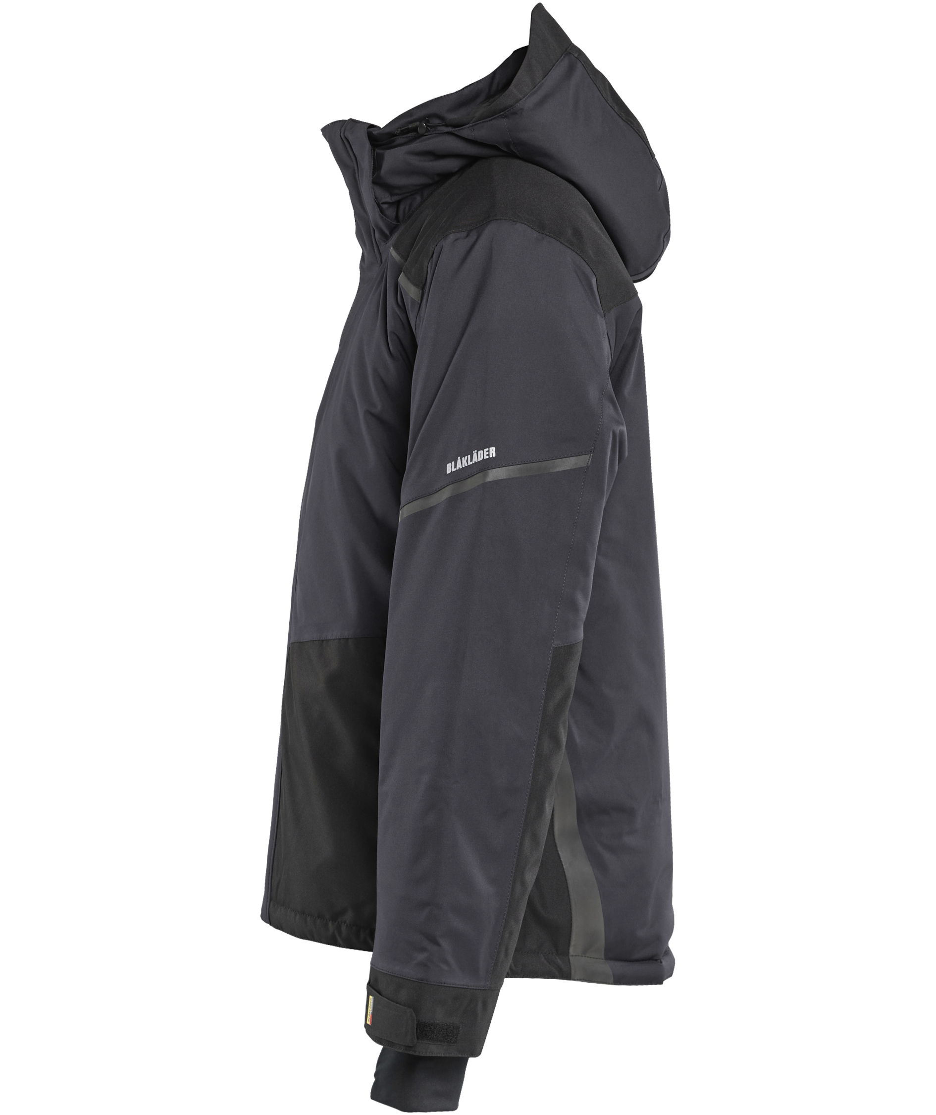Bl&aring;kl&auml;der vinterjakke, Antracitgr&aring;/Sort, large image number 3