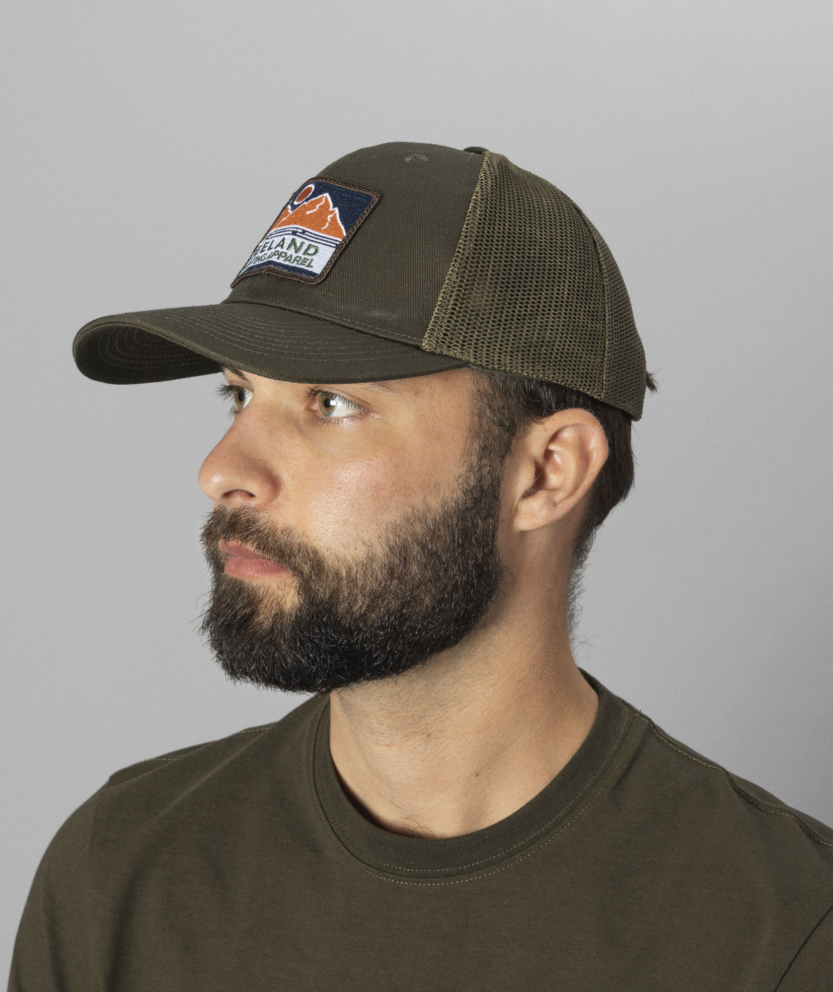 Seeland Gabbro Trucker Kappe, Grizzly brown, Grizzly brown, large image number 2