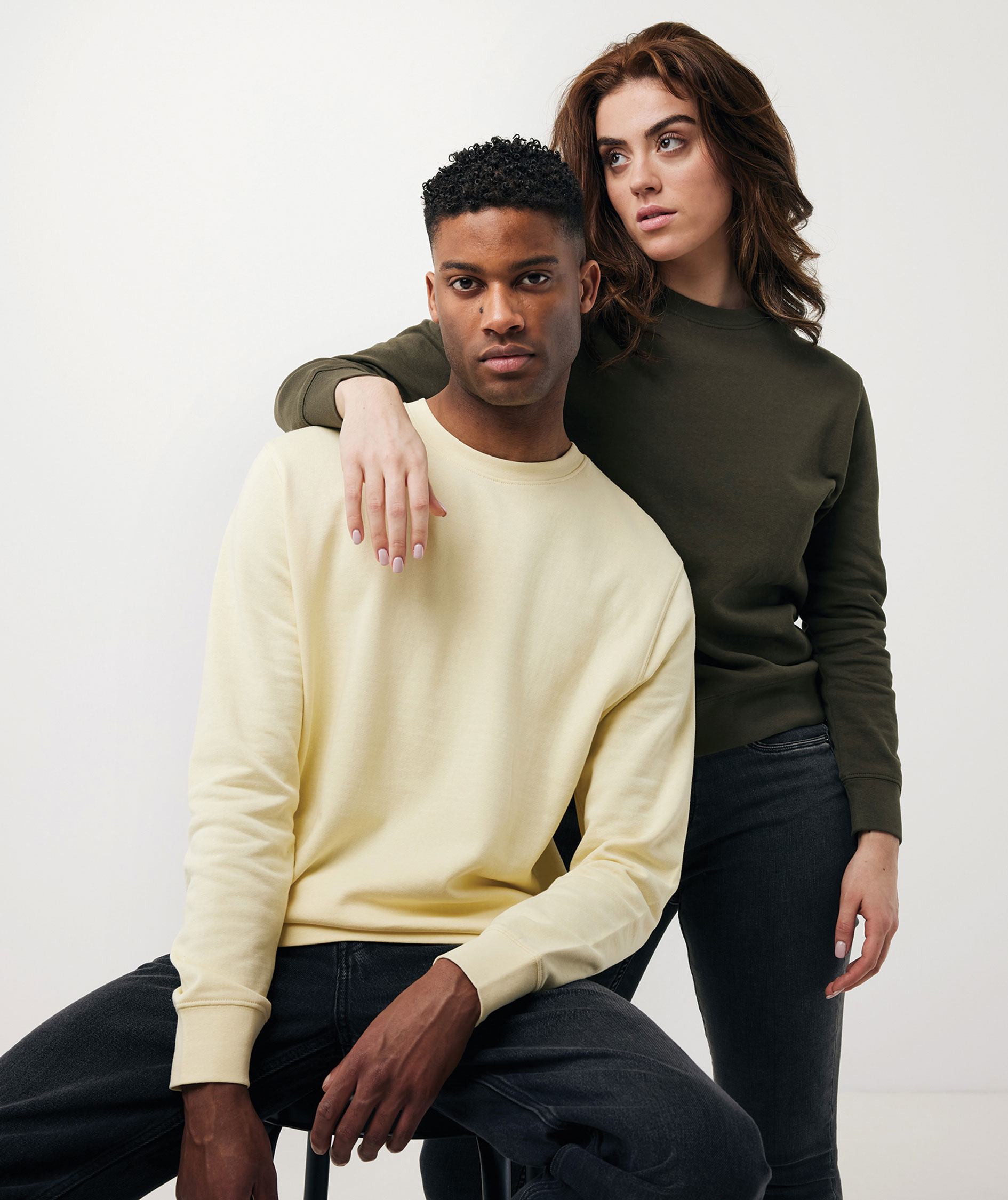 Iqoniq Etosha sweatshirt, Khaki, large image number 8