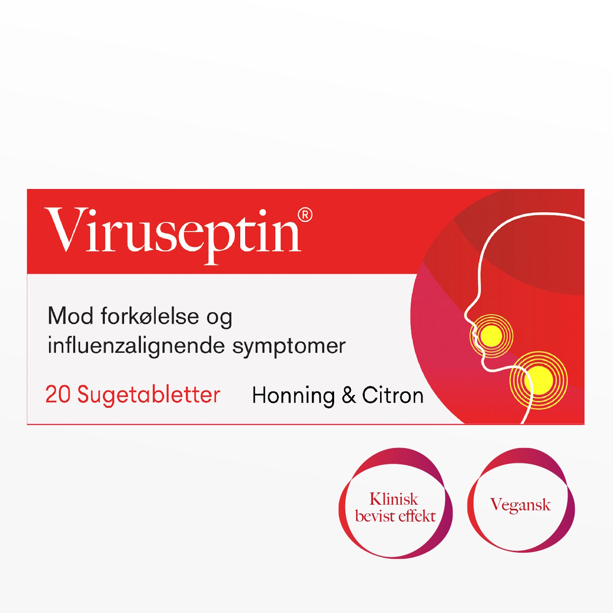 Viruseptin Sugetabletter Honey & Lemon