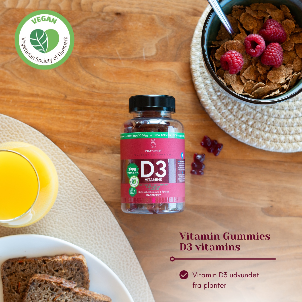 VitaYummy Vitamin D3, Raspberry