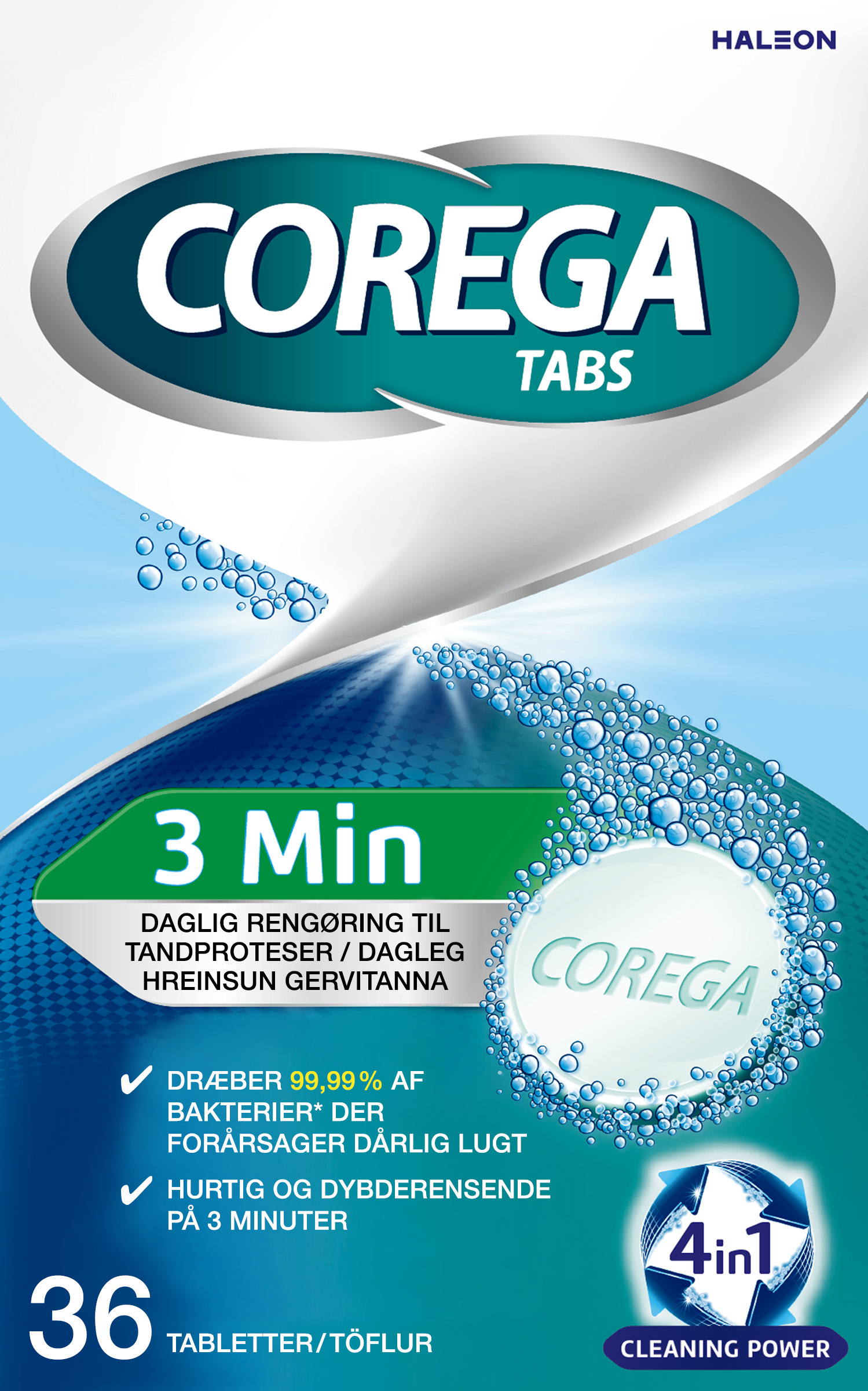 Corega Tabs 3 Minutes