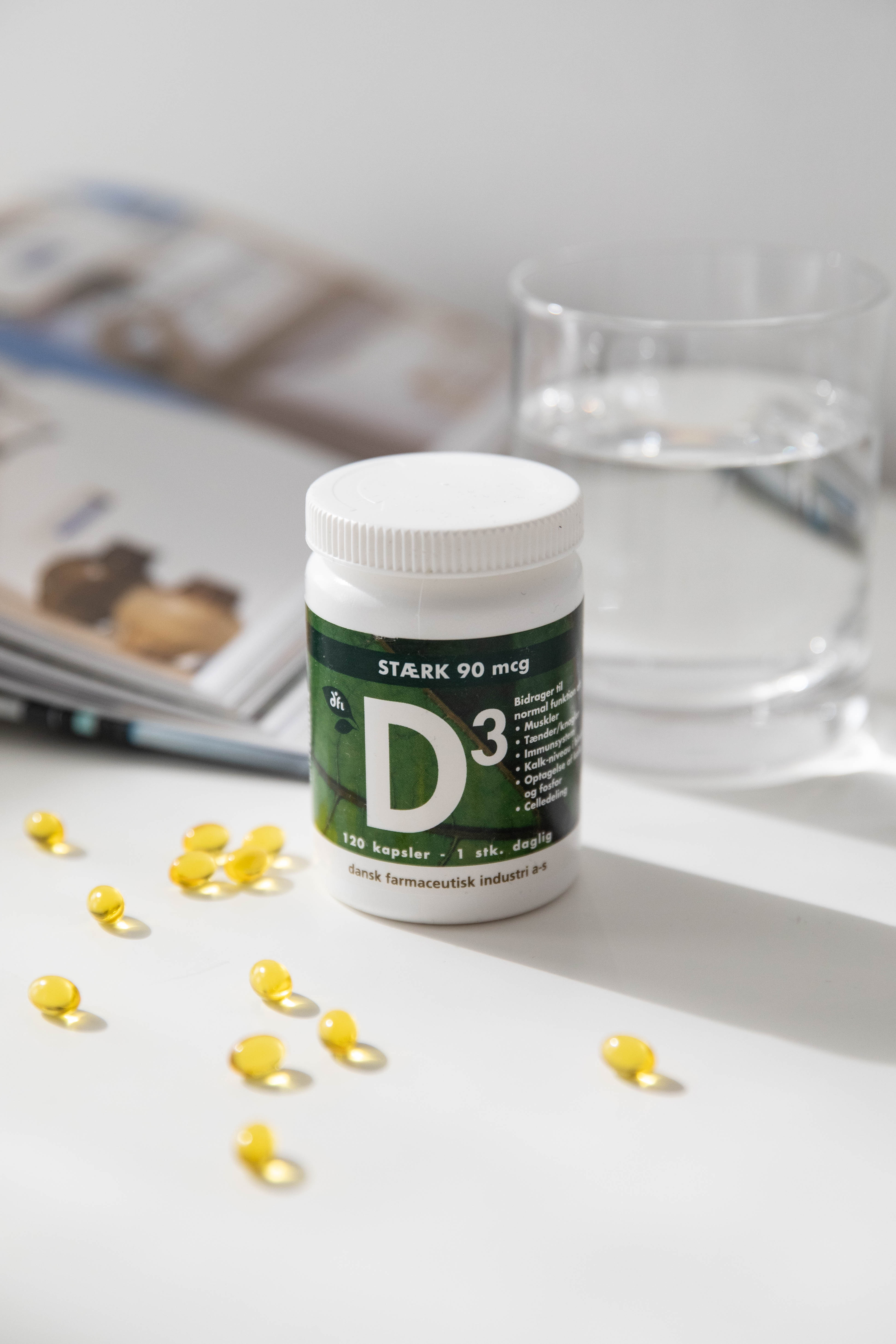 D3-vitamin Stærk Kapsler 90 mcg