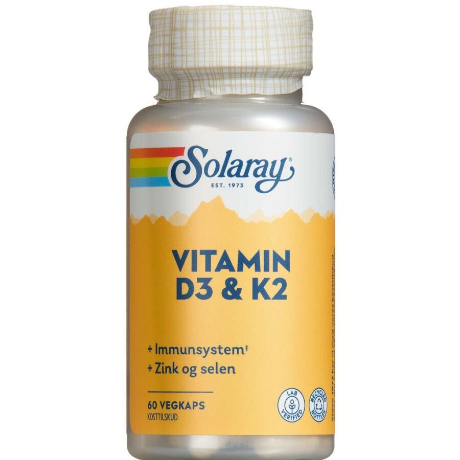 Solaray Vitamin D3 og K2