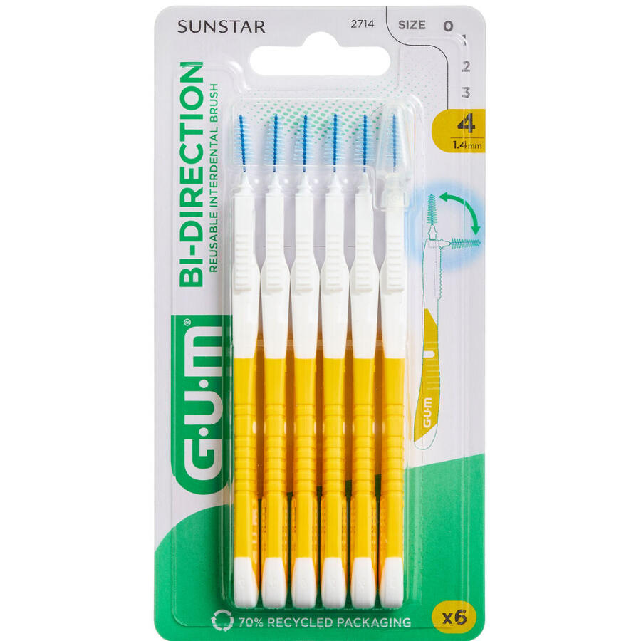 GUM Bi-Direction mellemrumsbørster 1,4 mm