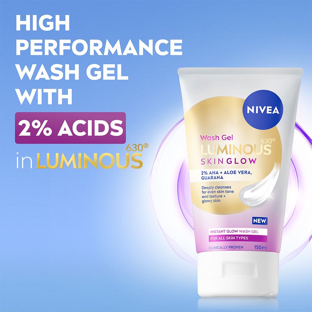 NIVEA Luminous630 Skin Glow Wash Gel