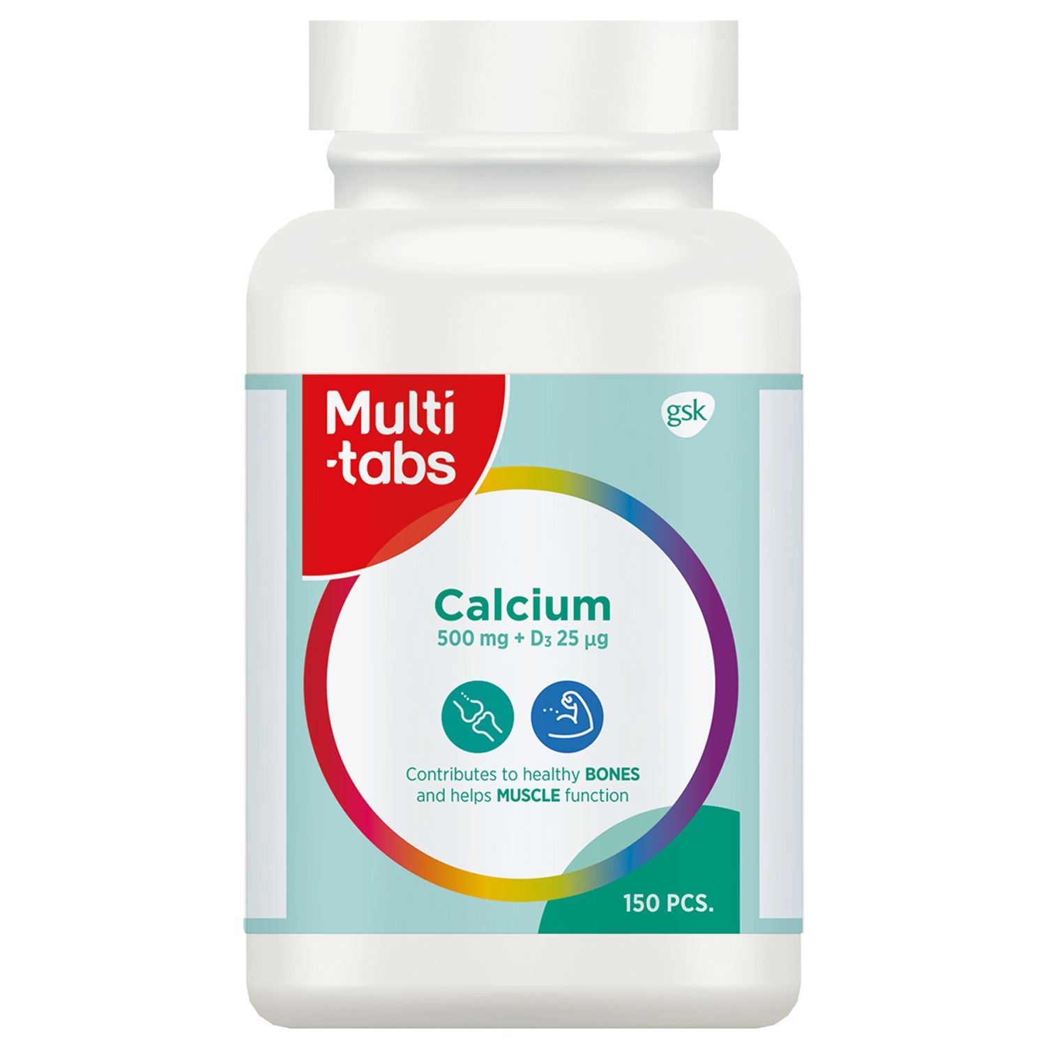 Multi-tabs Calcium 500 mg +D3 mikg