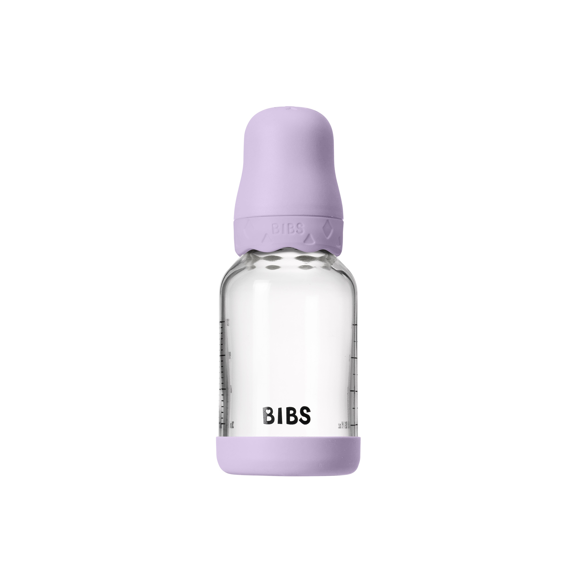 BIBS Baby Glass Boheme Bottle Naturgummi Slow Flow Violet Sky