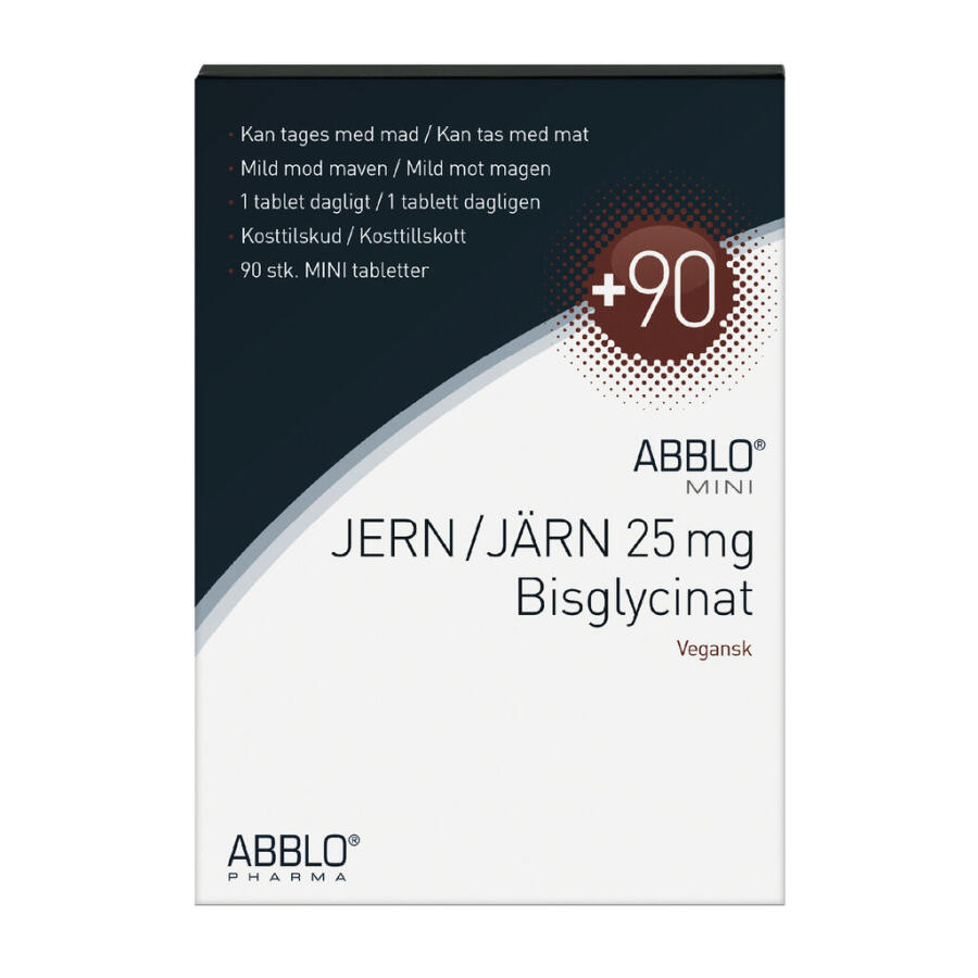 ABBLO Mini Jern 25 mg Bisglycinat