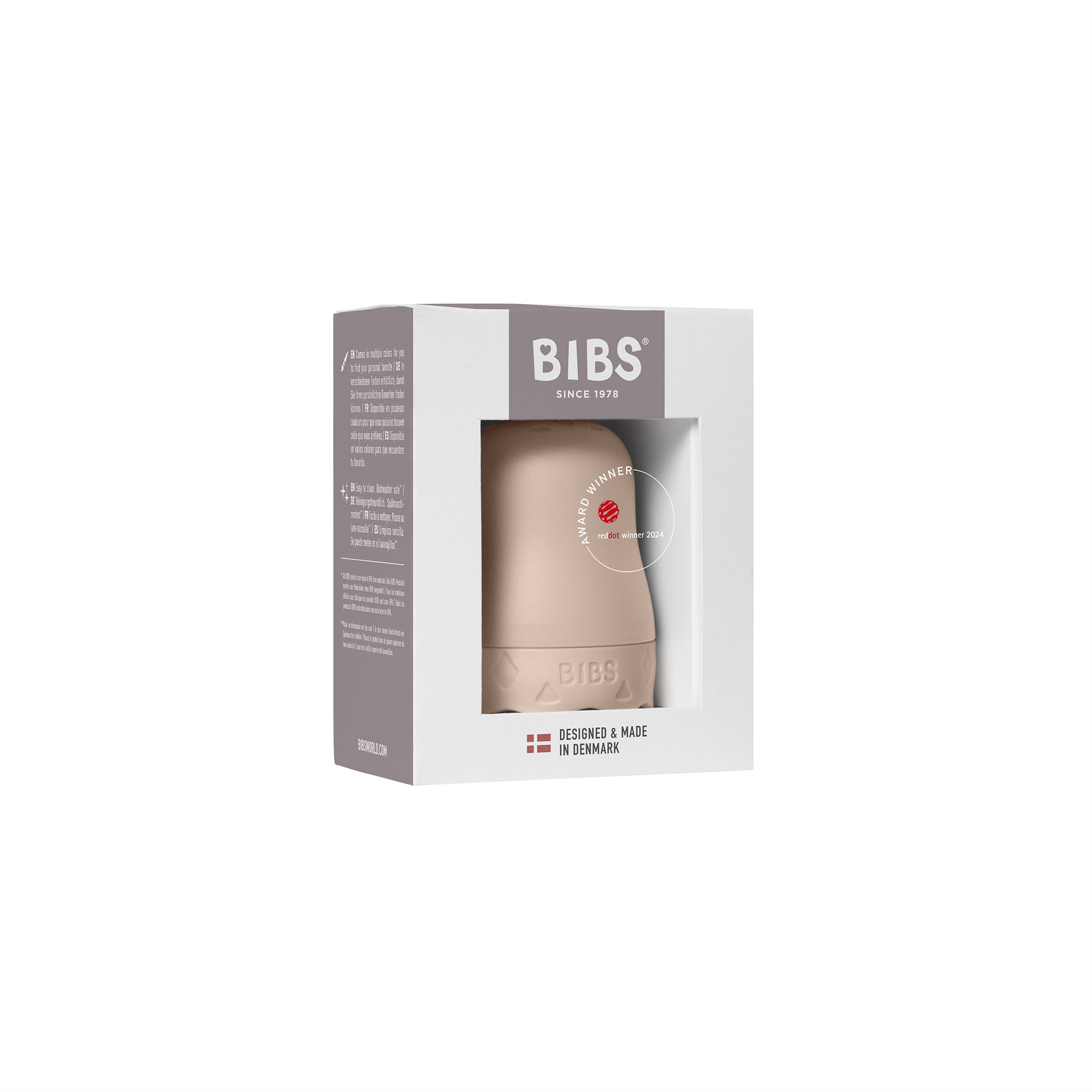 BIBS Baby Bottle Cap Boheme Blush