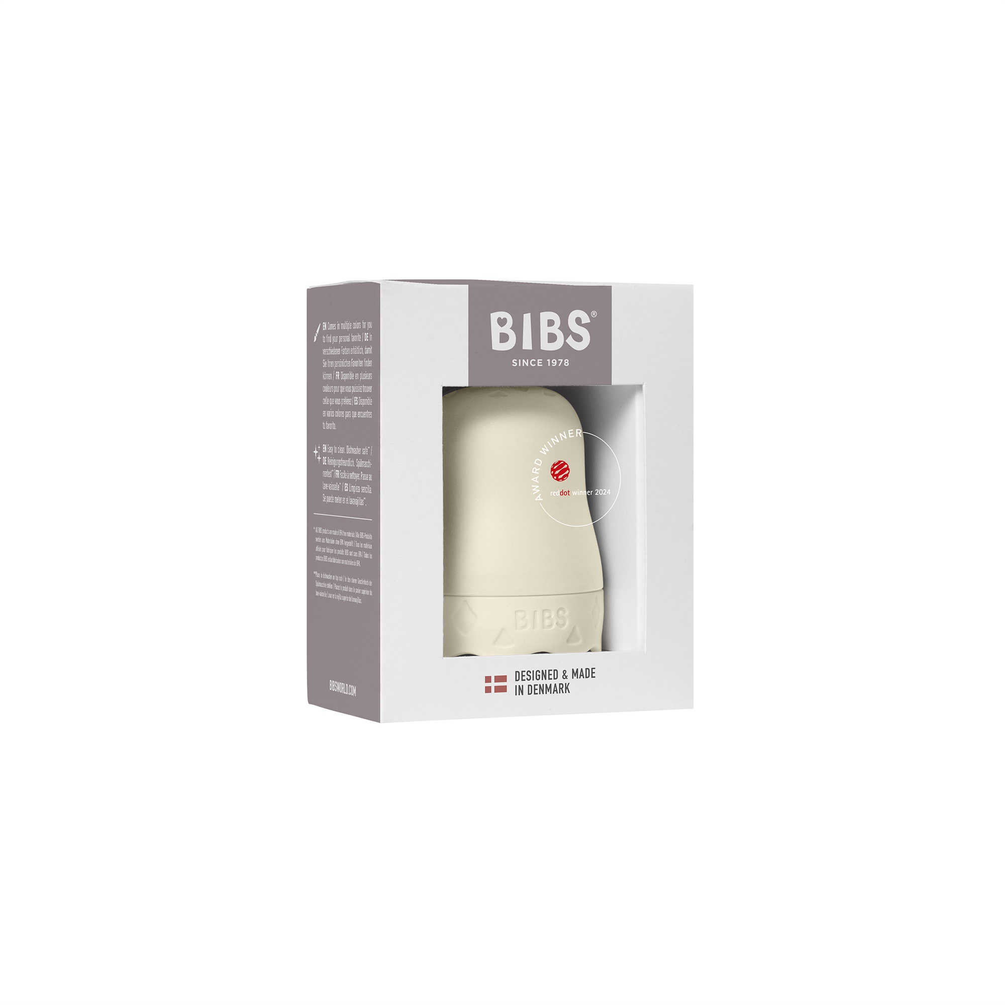 BIBS Baby Bottle Cap Boheme Ivory