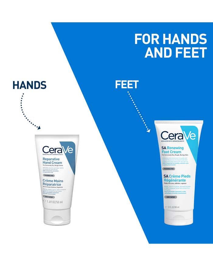 CeraVe SA Renewing Foot Cream