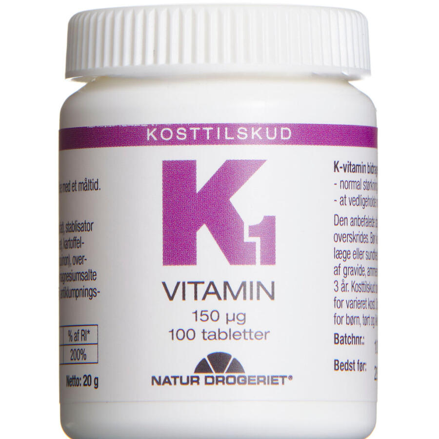 Natur-Drogeriet K1-vitamin 150 µg
