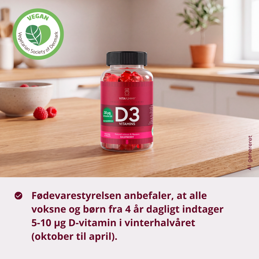 VitaYummy D3 (Raspberry) - 60 stk.