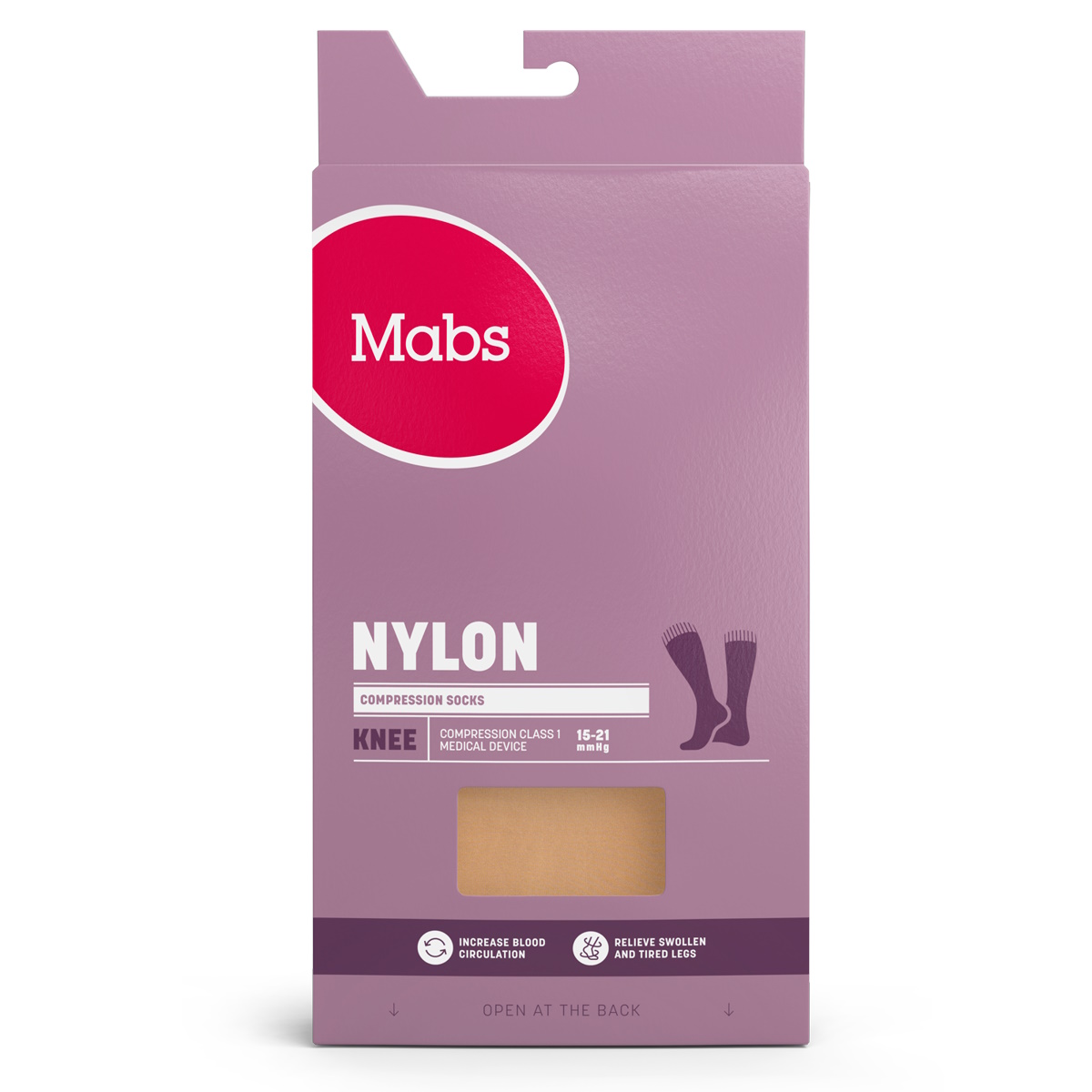 Mabs Nylon Cotton Knee Wide Sand Medium