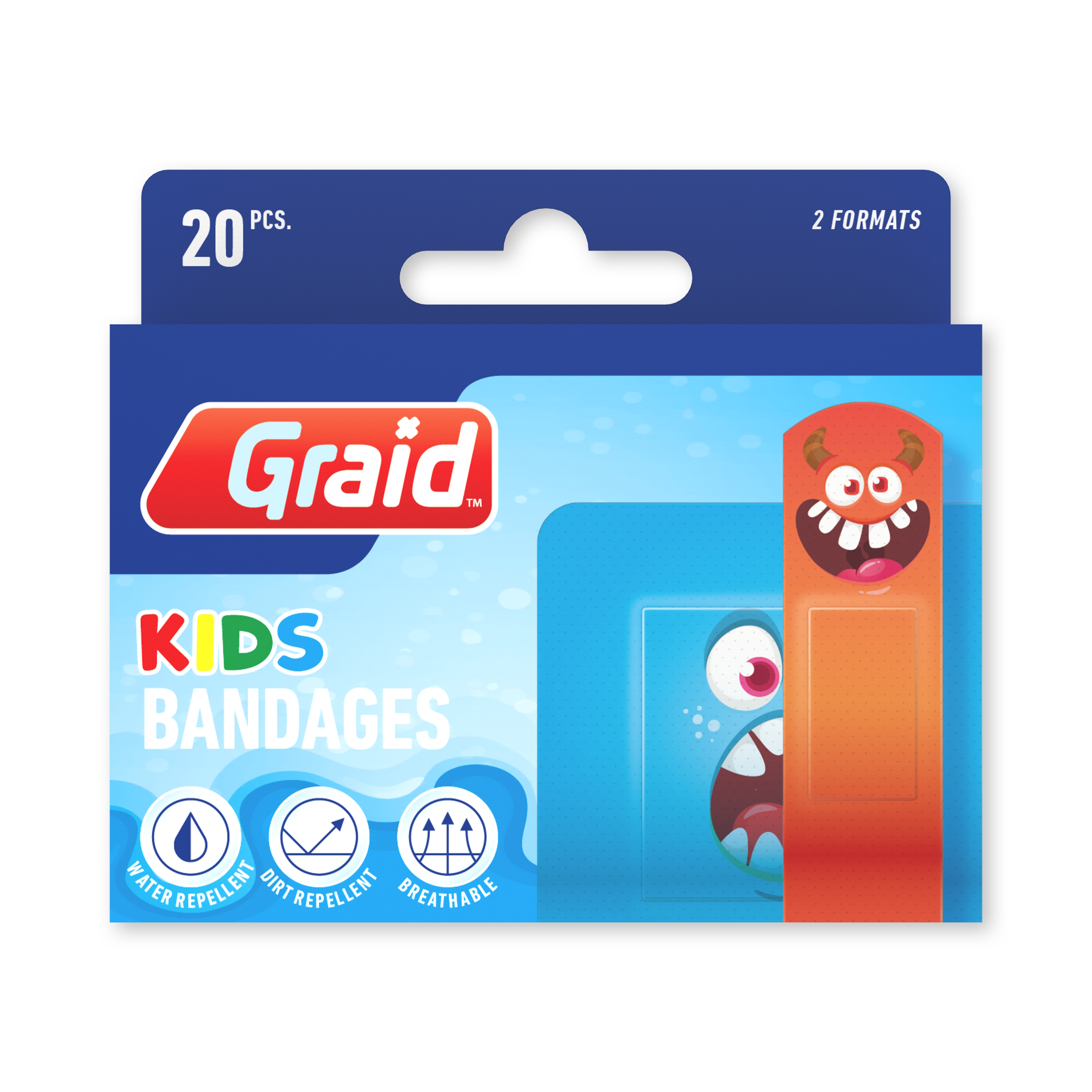GRAID PLASTER KIDS FUNNY FACE