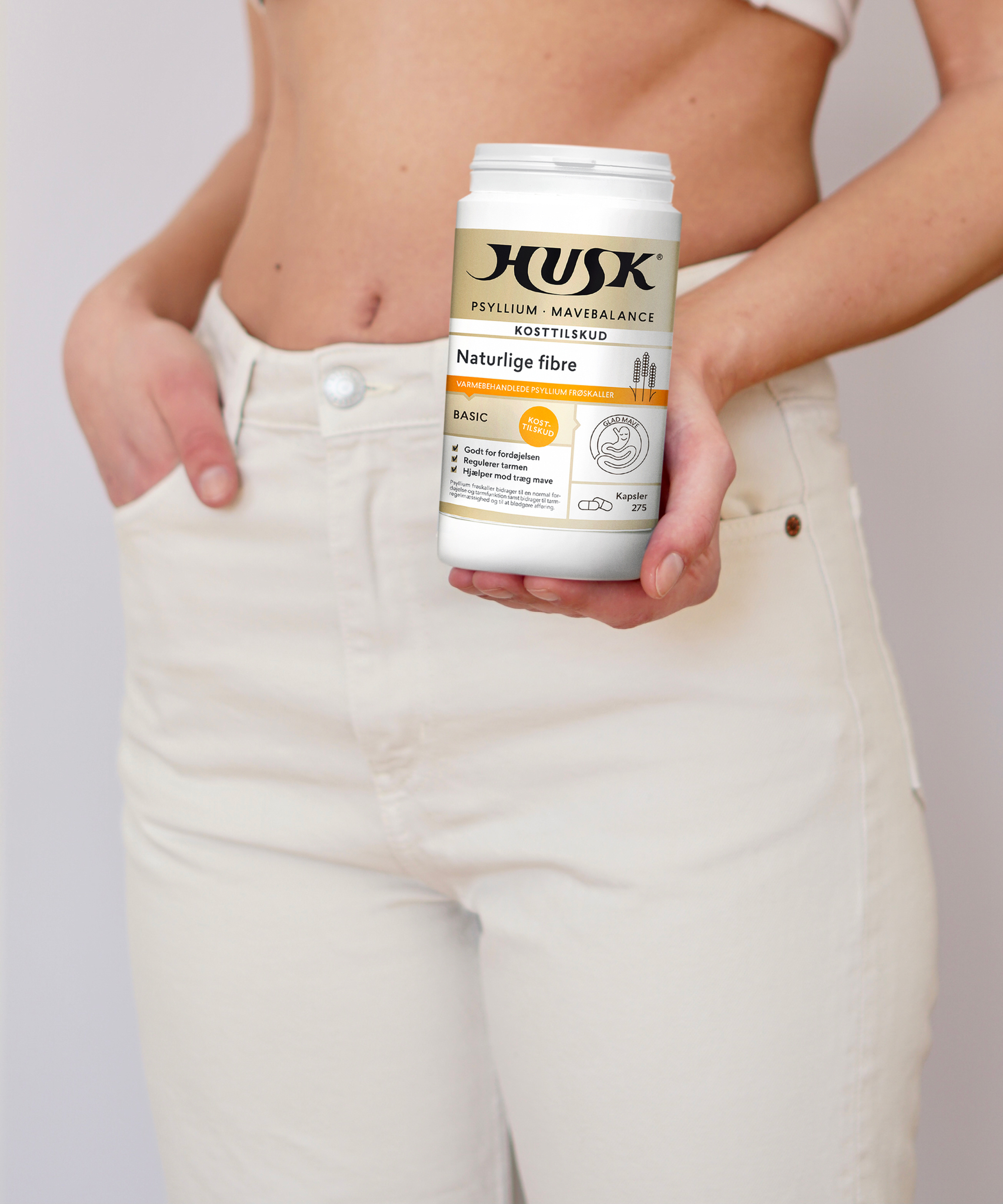 HUSK Psyllium Mavebalance kapsler