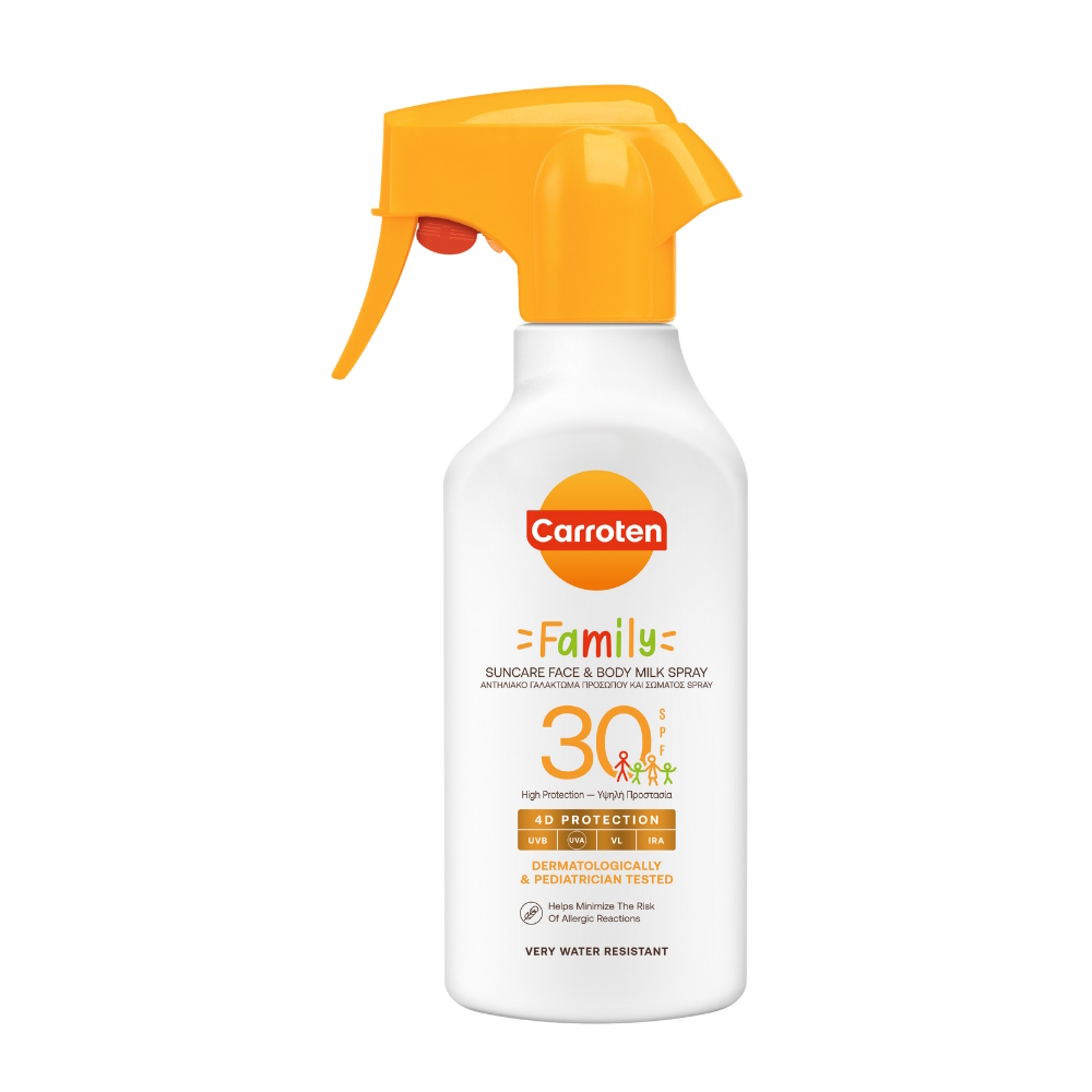 Carroten Family Face & Body Milk Trigger Spray SPF 30