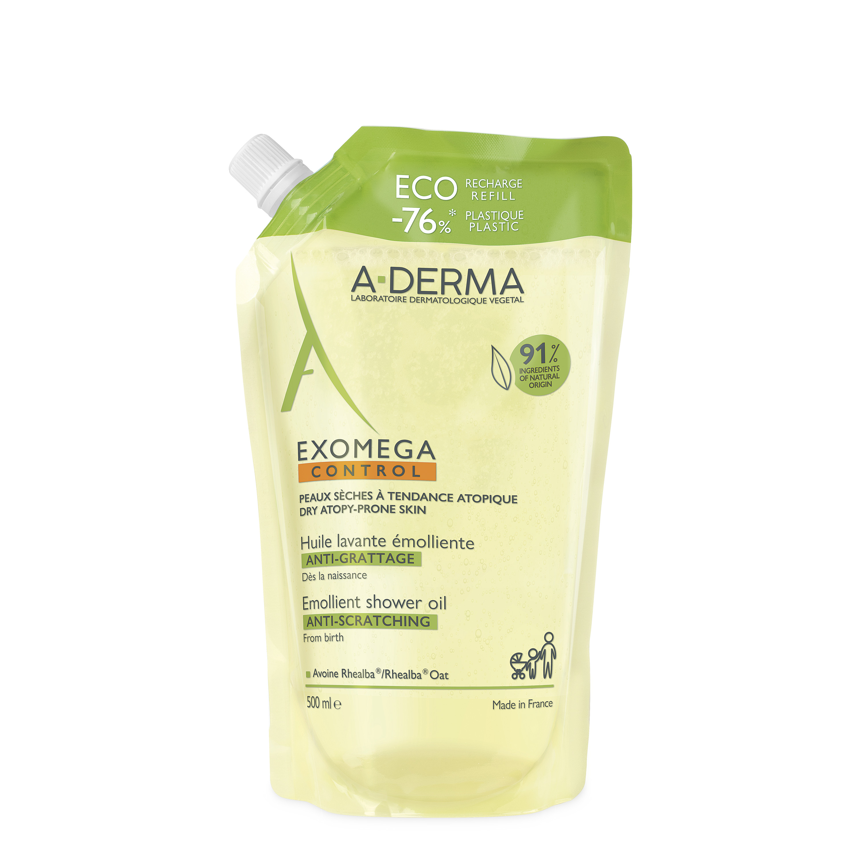 A-Derma Exomega Cont Shower Oil Refill