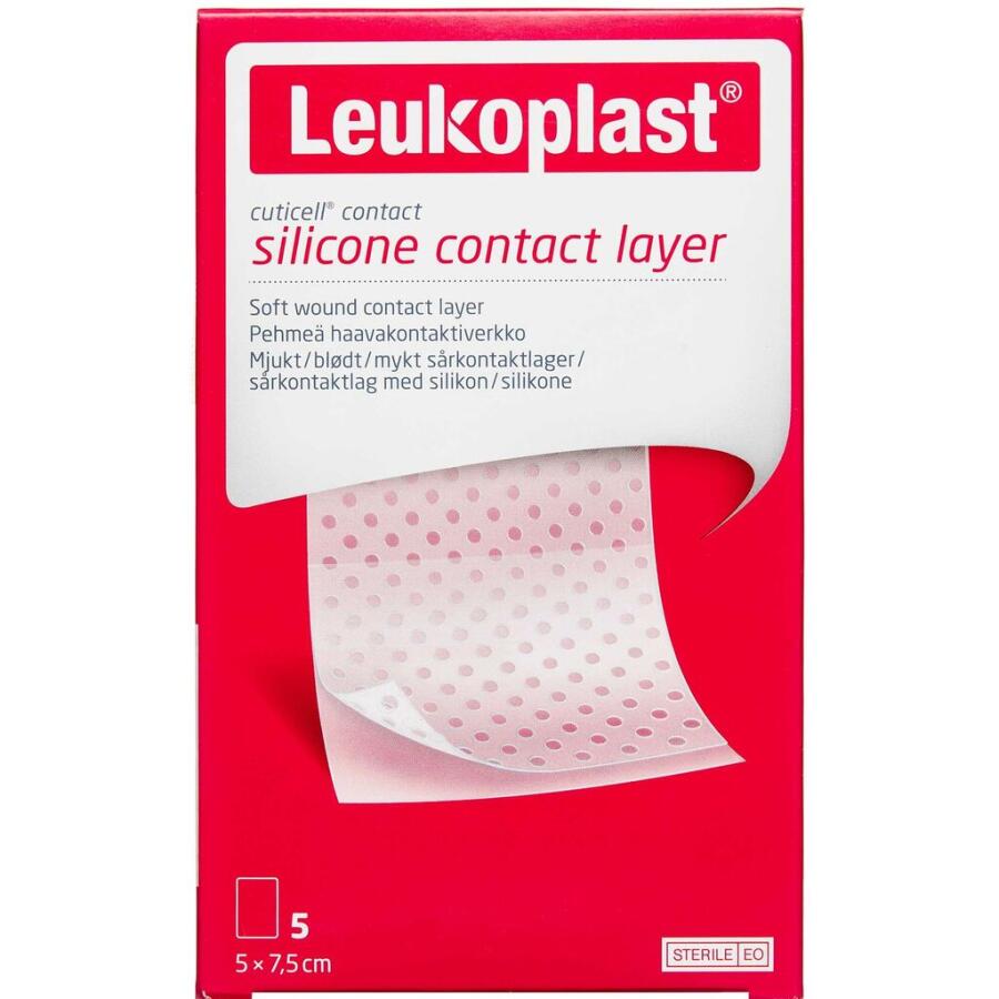 Leukoplast Cuticell Contact 5 x 7,5 cm Sårkontaktlag
