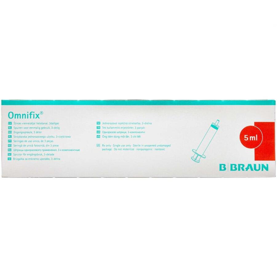 Sprøjte Omnifix Luer Lock 5 ml