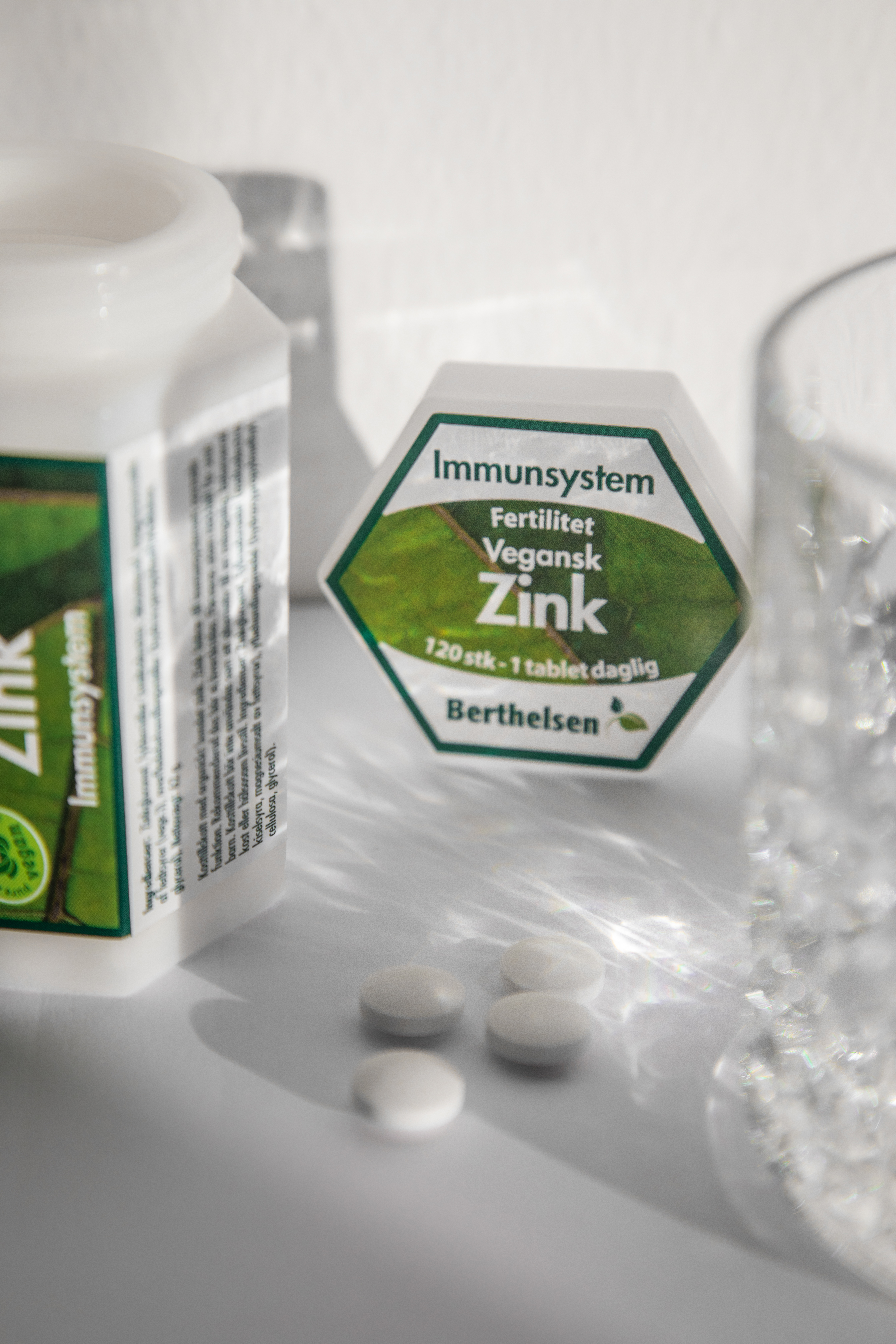 Berthelsen Naturlig Zink Tabletter