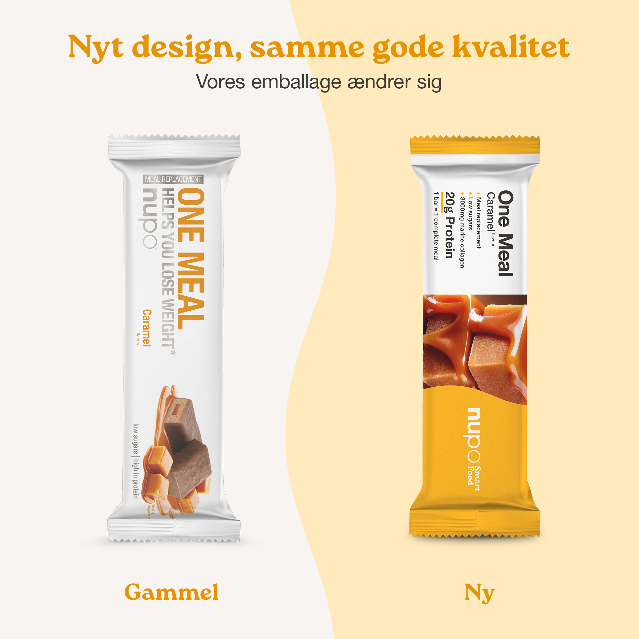 Nupo One Meal Bar Caramel +Collagen
